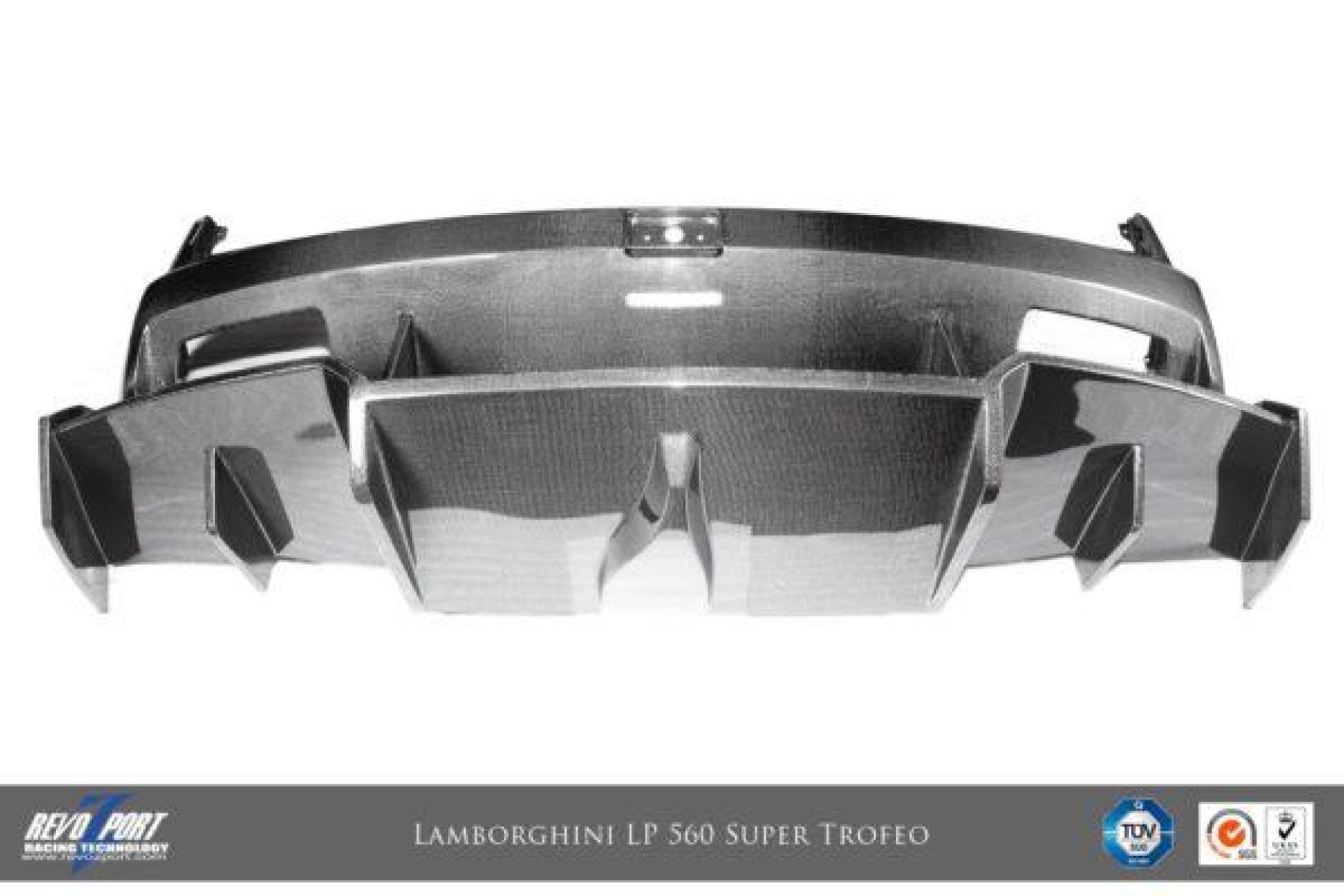 RevoZport Carbon rear bumper for Lamborghini Huracan LP560-"RST" Super-Trofeo-Style (13) 
