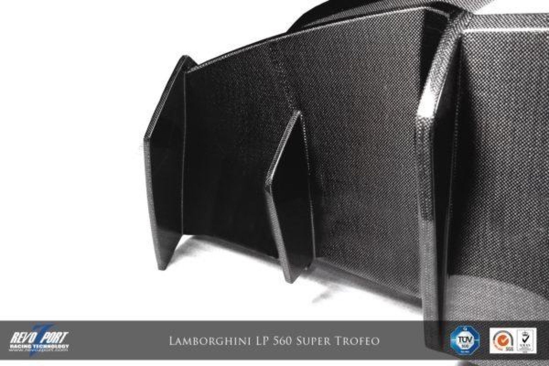 RevoZport Carbon rear bumper for Lamborghini Huracan LP560-"RST" Super-Trofeo-Style (14) 
