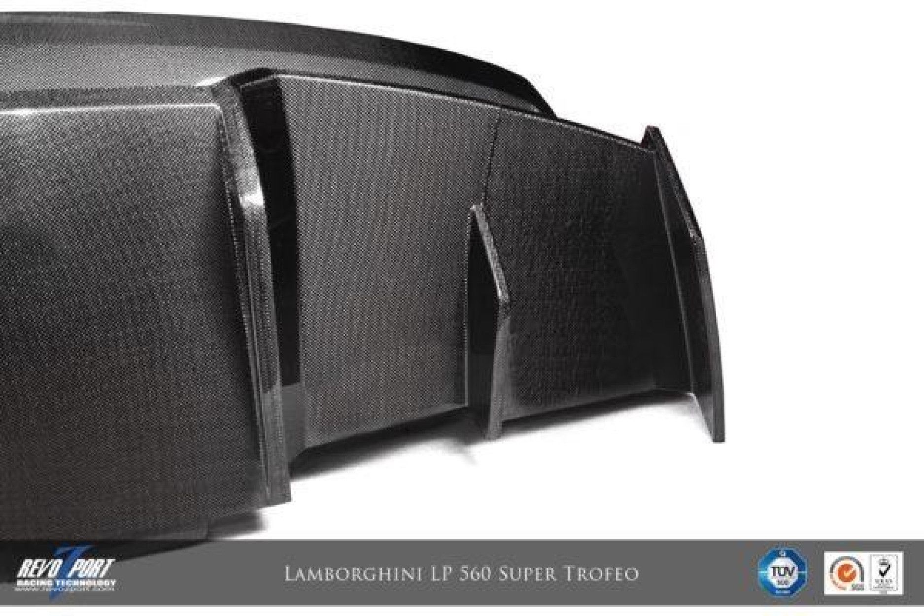 RevoZport Carbon rear bumper for Lamborghini Huracan LP560-"RST" Super-Trofeo-Style (16) 