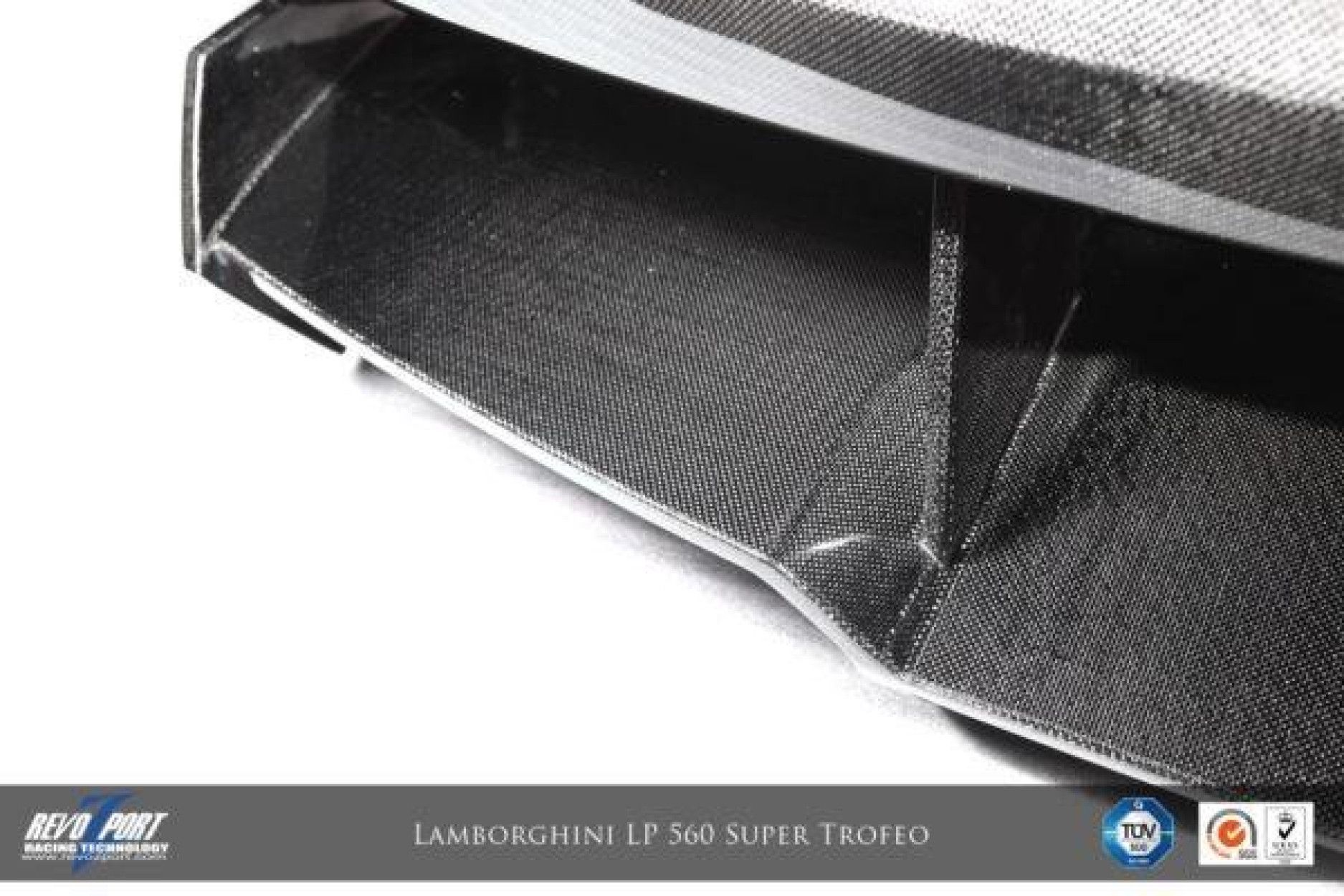 RevoZport Carbon rear bumper for Lamborghini Huracan LP560-"RST" Super-Trofeo-Style (9) 