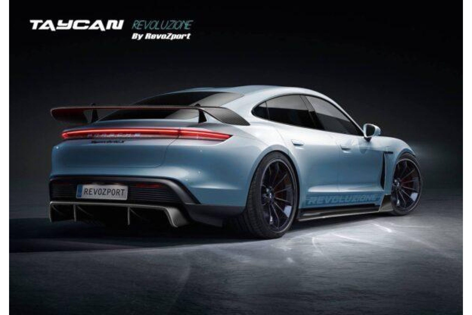 RevoZport Carbon Bodykit for Porsche Taycan 4S|Turbo|Turbo S "Revoluzione" (2) 