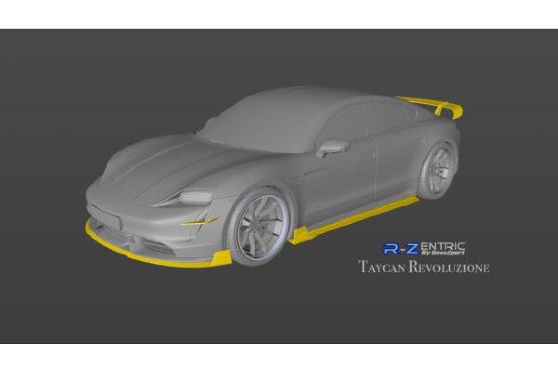 RevoZport Carbon Bodykit for Porsche Taycan 4S|Turbo|Turbo S "Revoluzione" (3) 