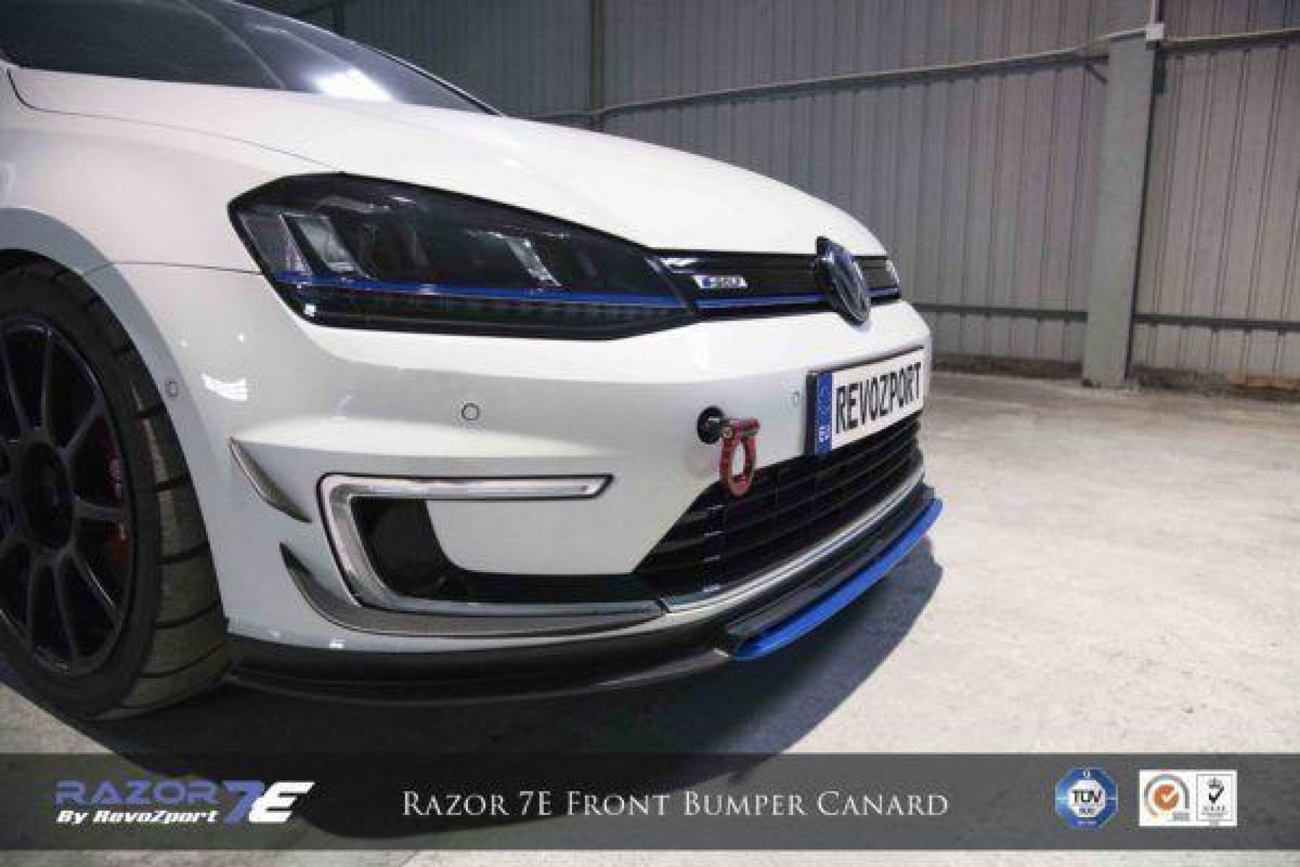 RevoZport Carbon Canards for Volkswagen e-Golf MK7|Golf 7 Razor 7E