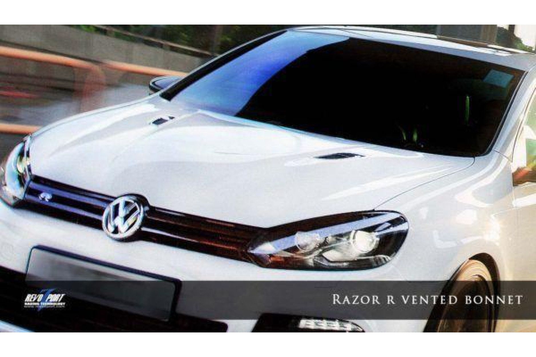 RevoZport Carbon hood for Volkswagen Golf MK6|Golf 6 R "Razor" with vents (11) 
