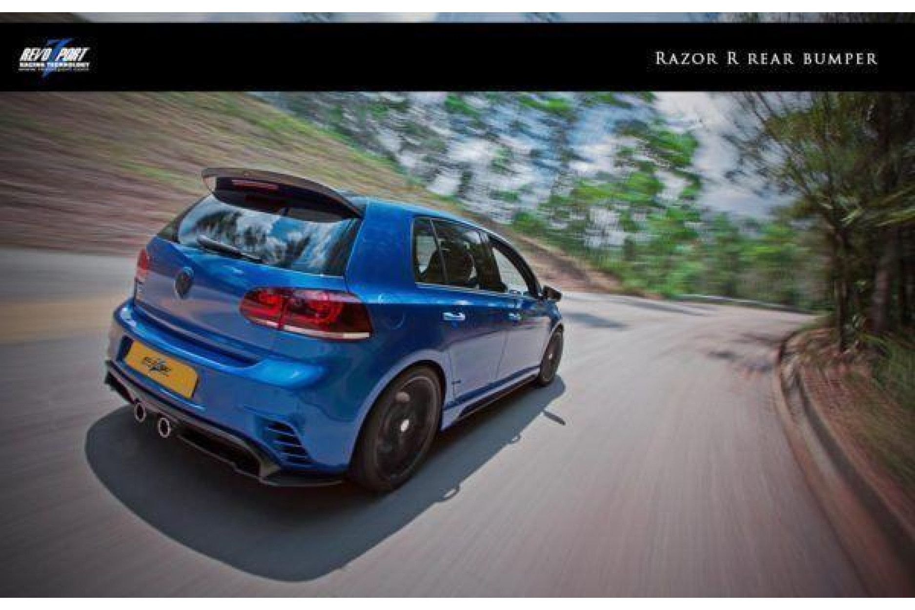 Mk6 golf sales r rear bumper
