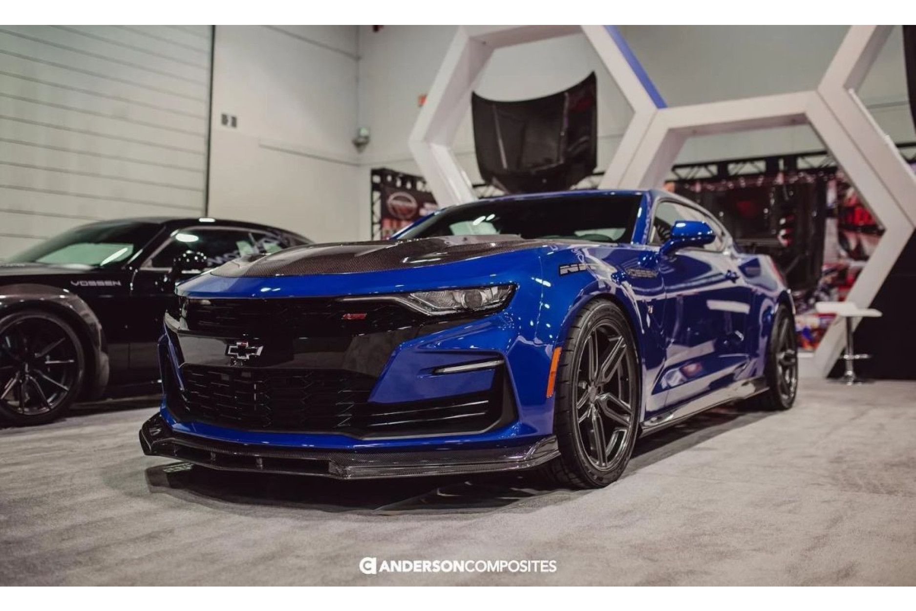 Anderson Composites Carbon Fiber Splitter/Lip for CHEVROLET CAMARO 2019 Style Type-SS (2) 
