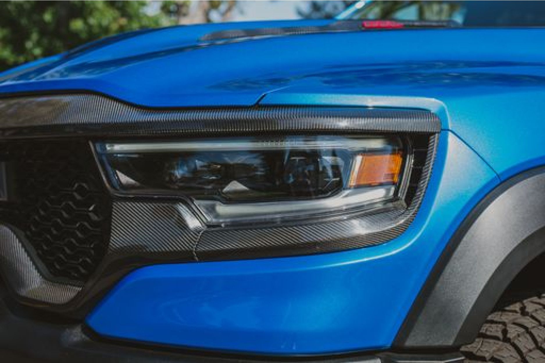 Anderson Composites front light surrounds for Dodge RAM 1500 TRX 2021+ (5) 