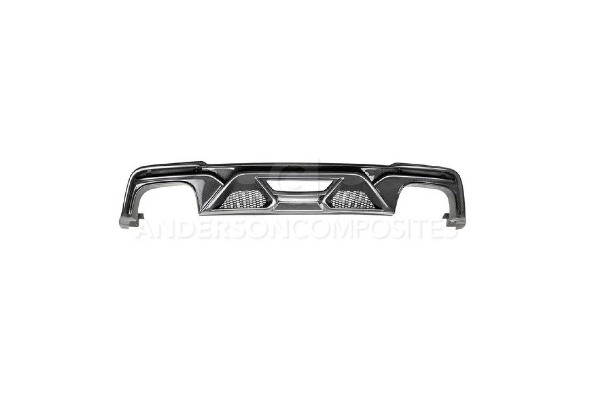 Anderson Composites Carbon Fiber Diffuser fitting forD SHELBY GT500 2020 Style GT500 (5) 
