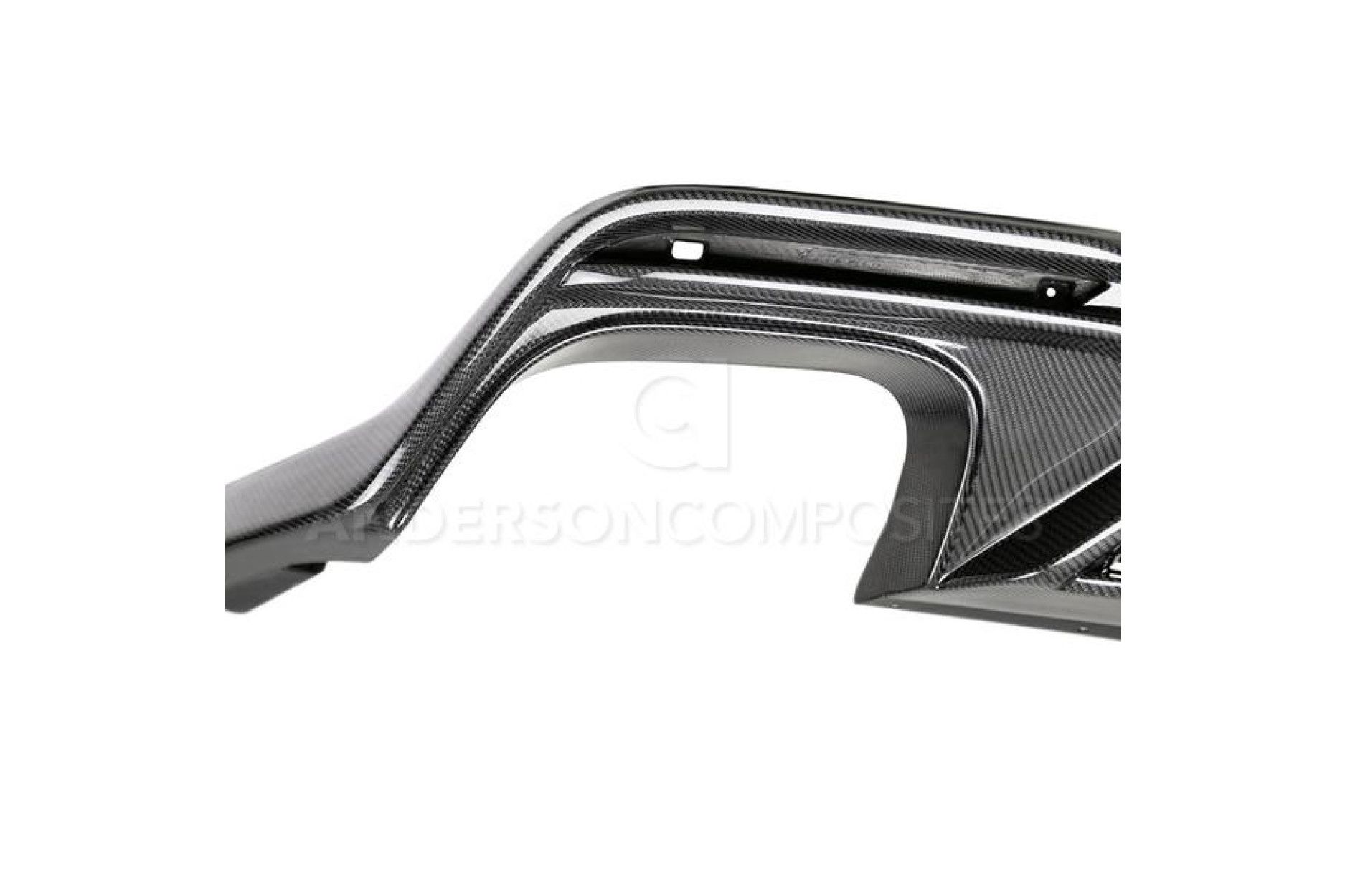 Anderson Composites Carbon Fiber Diffuser fitting forD SHELBY GT500 2020 Style GT500 (2) 