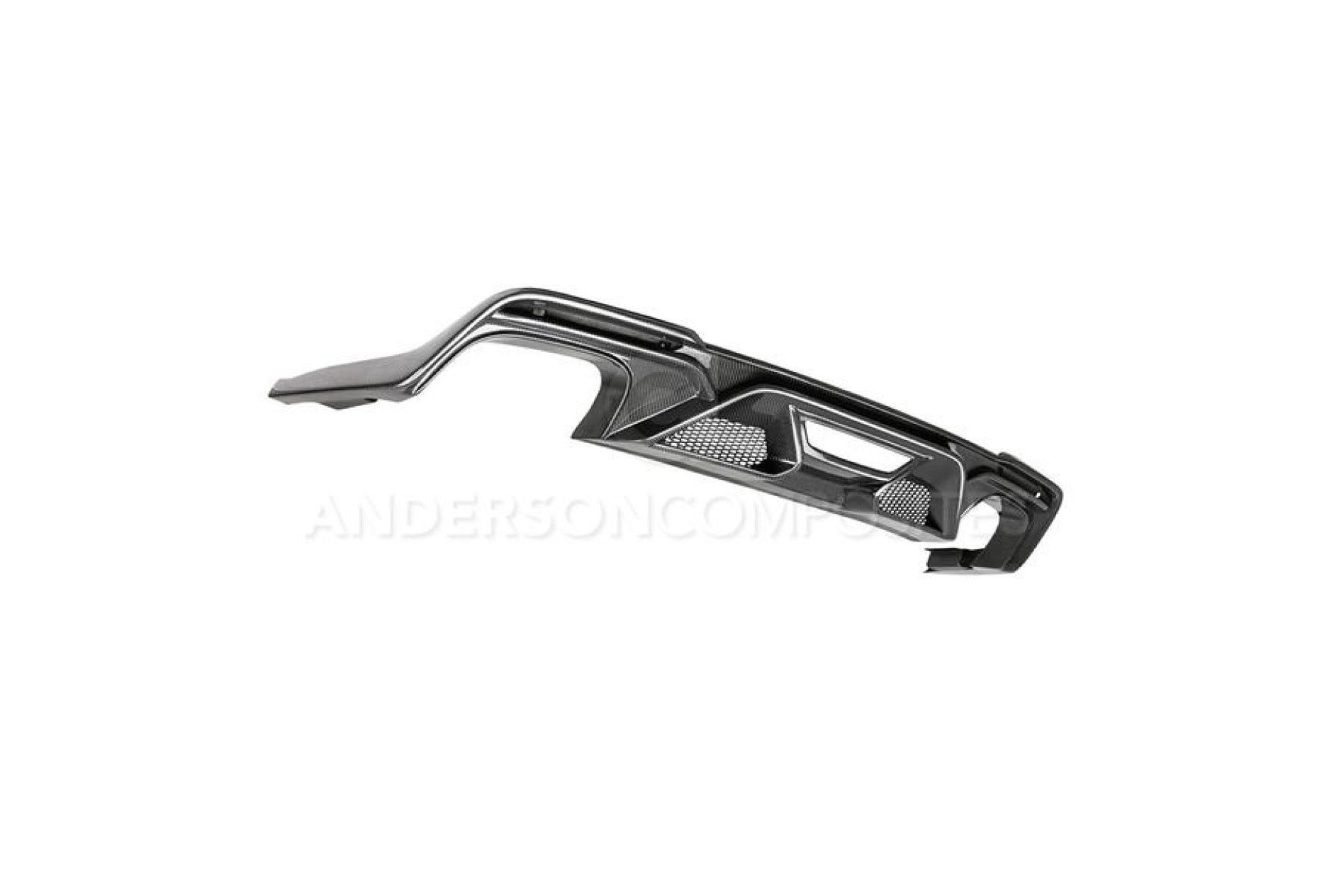 Anderson Composites Carbon Fiber Diffuser fitting forD SHELBY GT500 2020 Style GT500 (7) 