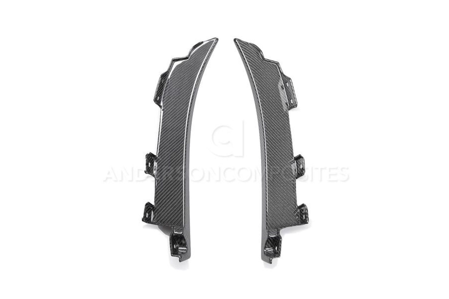 Anderson Composites Carbon Fiber Mud Guards fitting forD SHELBY GT500 2020 Style GT500 (4) 
