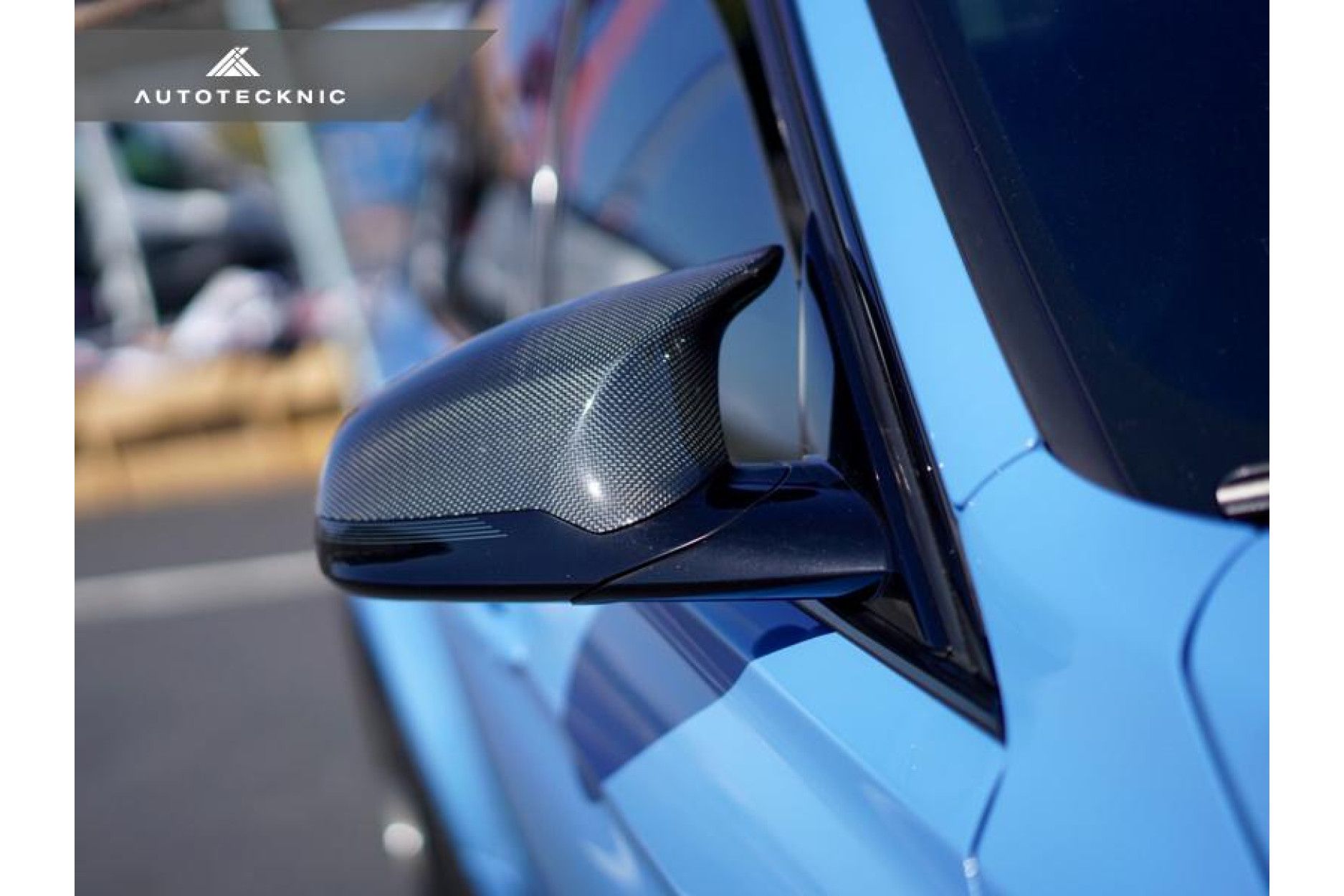 Autotecknic Carbon replacement mirror caps for BMW 3er|4er F80|F82 M3|M4 1x1 Plain Carbon