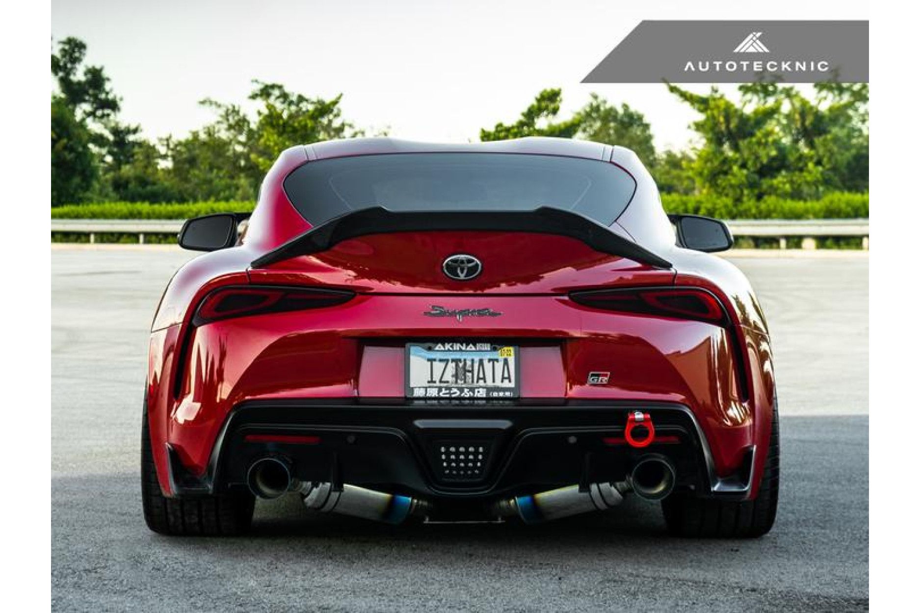 Autotecknic carbon Trunk Spoiler for toyota supra a90 (7) 