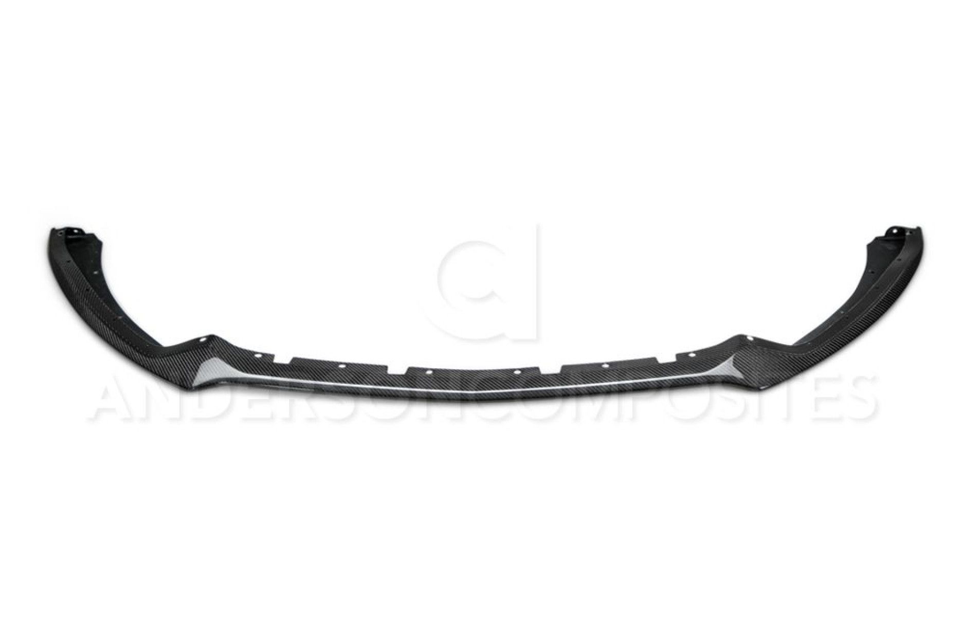 Anderson Composites Type-OE carbon fiber front chin splitter for 2015-2017 Ford Mustang (2) 