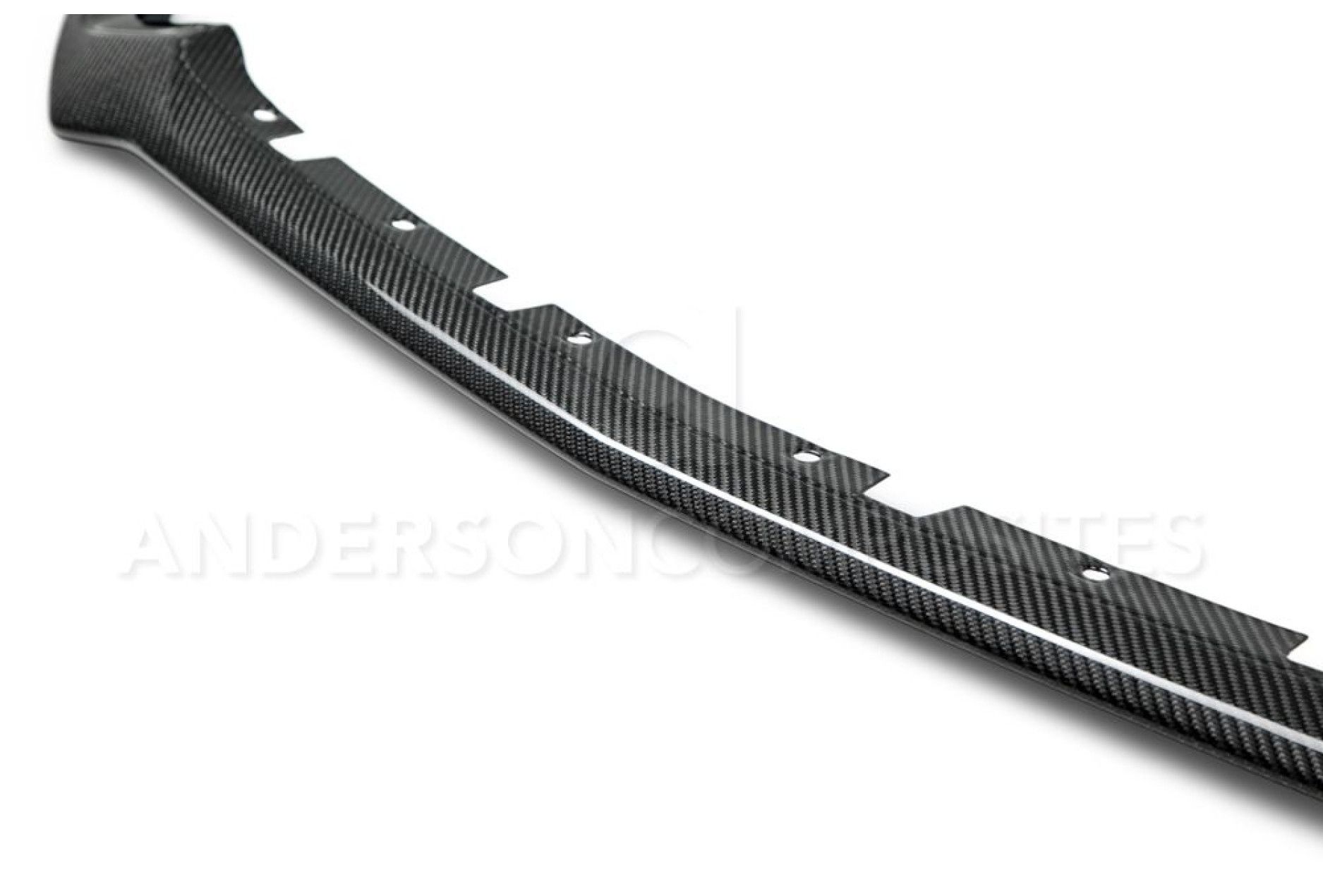 Anderson Composites Type-OE carbon fiber front chin splitter for 2015-2017 Ford Mustang (3) 