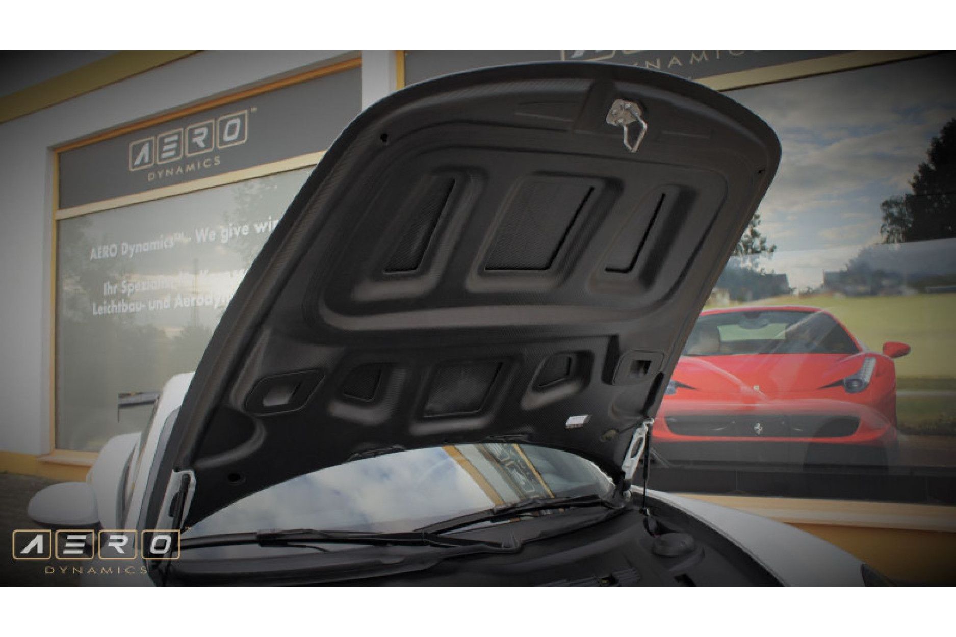 AERO Dynamics hood for Porsche Cayman|Boxster|Spyder 718|981|982 (3) 