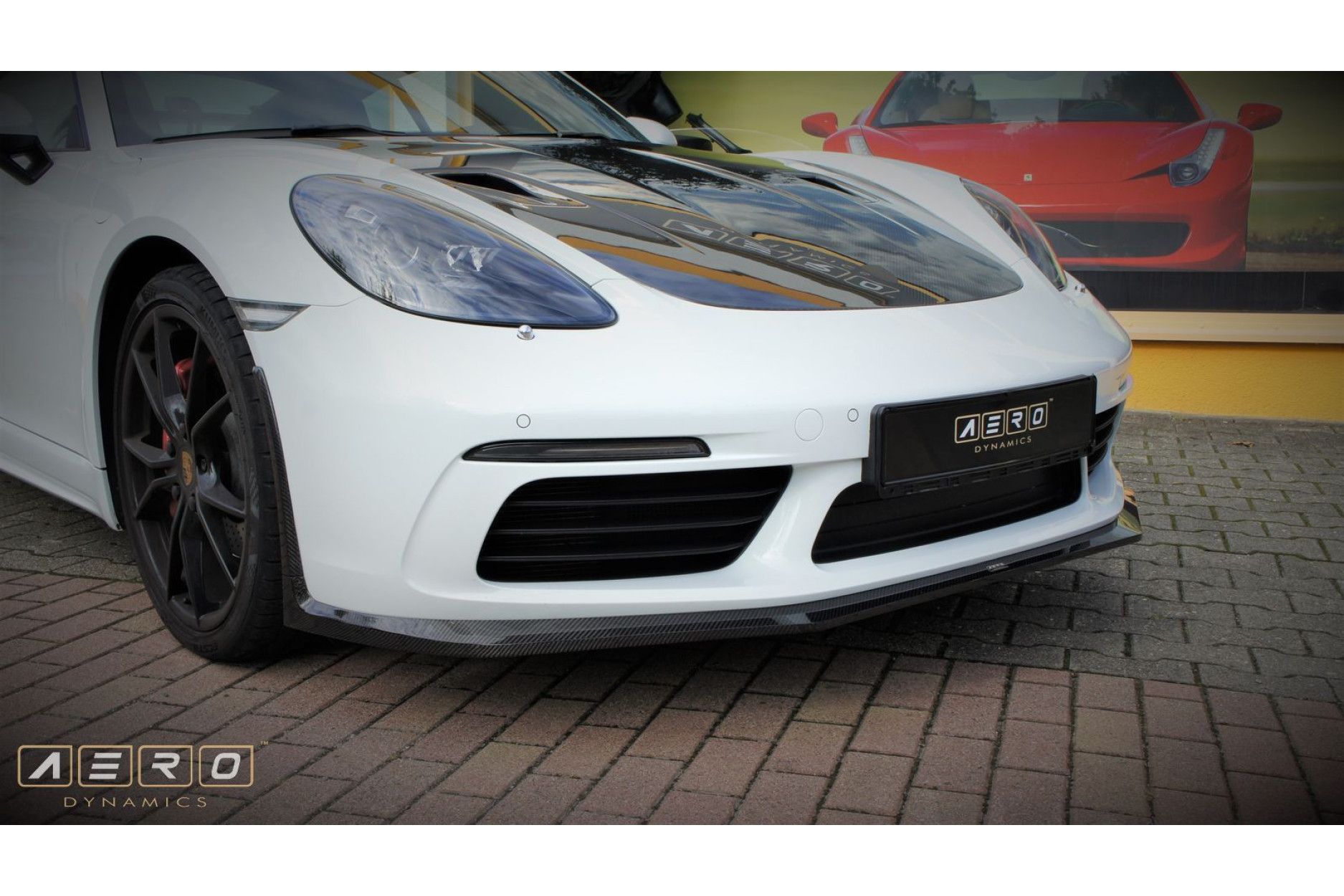 AERO Dynamics front lip for Porsche Cayman|Spyder 718|982 GT4 (2) 
