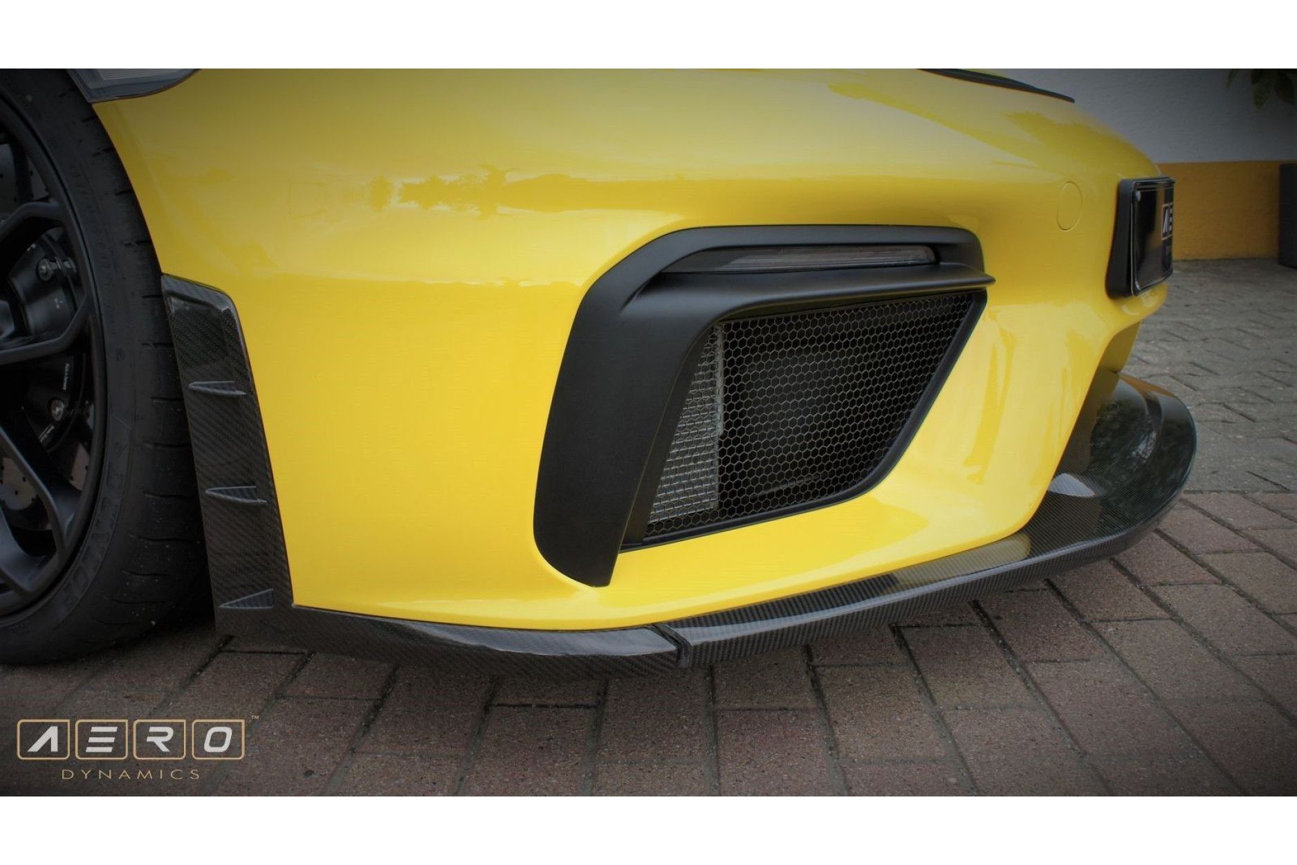 AERO Dynamics front lip for Porsche Cayman|Spyder 718|982 GT4