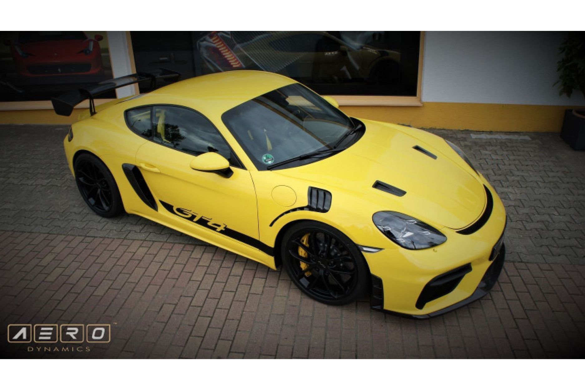 AERO Dynamics Kotfl gel f r Porsche Cayman Boxster Spyder 718 981