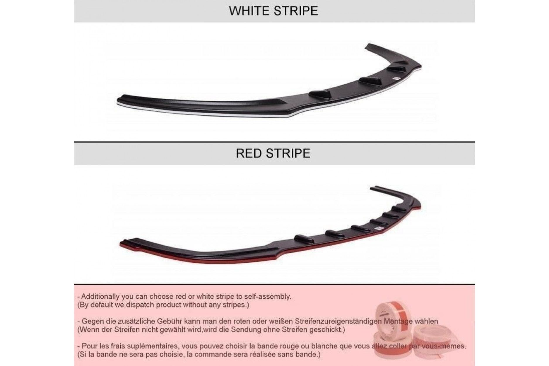Maxton Design ABS Frontlippe für Aston Martin V8 Vantage schwarz hochglanz (5) 