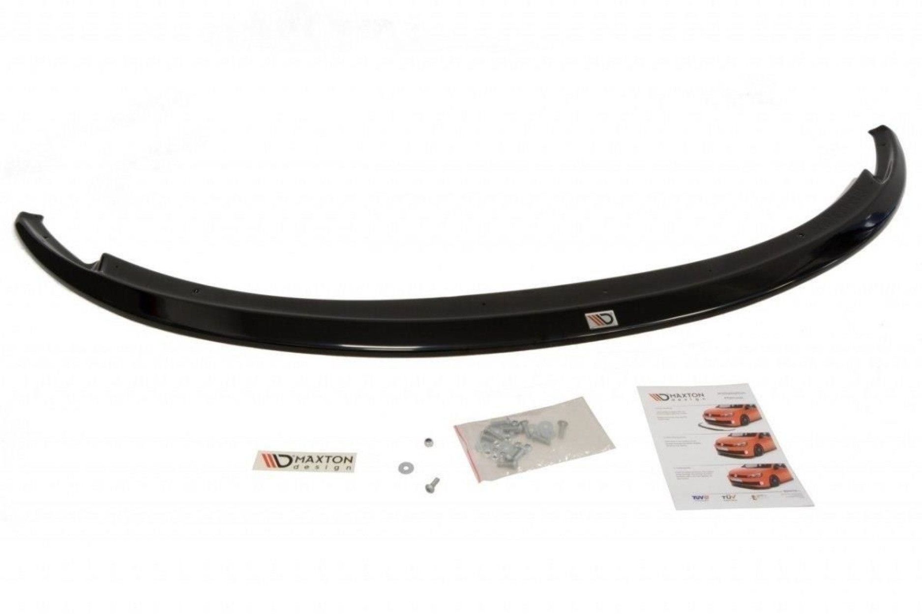 Maxton Design ABS Frontlippe für Aston Martin V8 Vantage schwarz hochglanz (3) 
