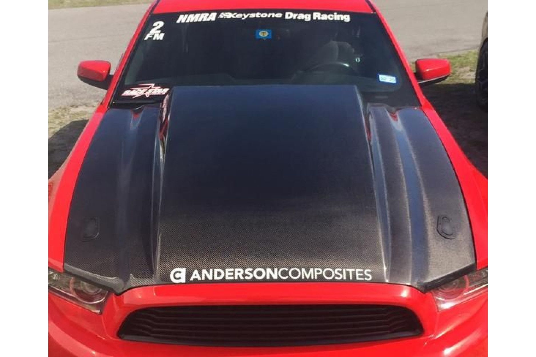 Anderson Composites Carbon Motorhaube für Ford Mustang 2013-2014 TYPE-CJ (7) 