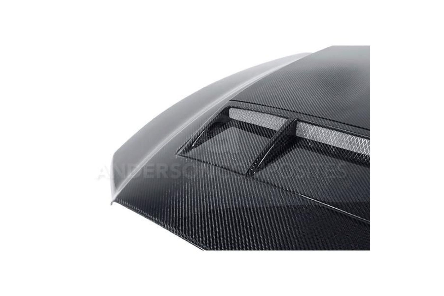 Anderson Composites Ram air type-CR carbon fiber hood for 2010-2014 Ford Mustang GT500 and 2013-2014 Mustang GT/V6 (4) 