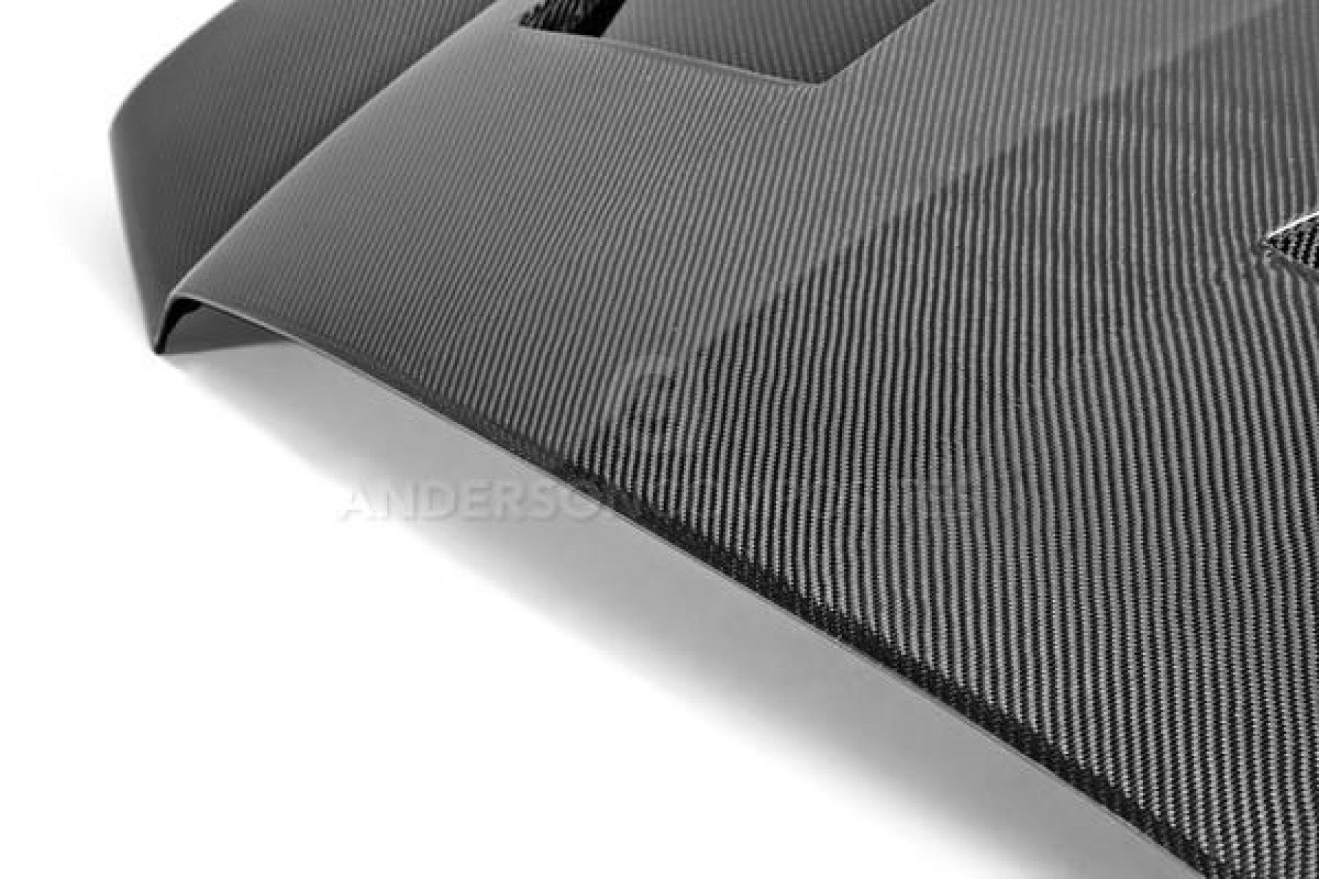 Anderson Composites Type-TS carbon fiber hood for 2011-2013 Dodge Charger (2) 