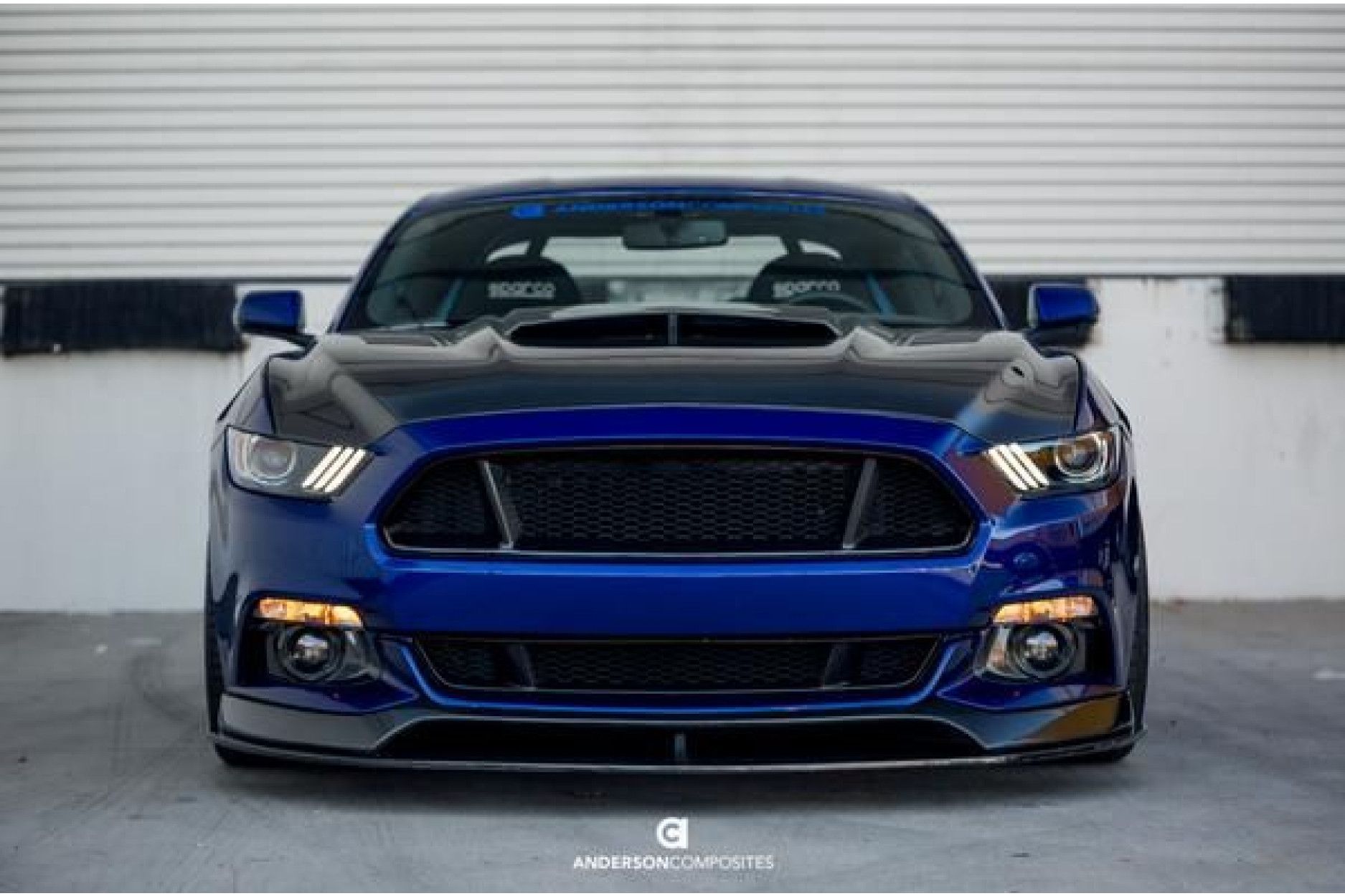 Anderson Composites Carbon Nebellicht-Abdeckung für Ford Mustang 2015-2017 (5) 