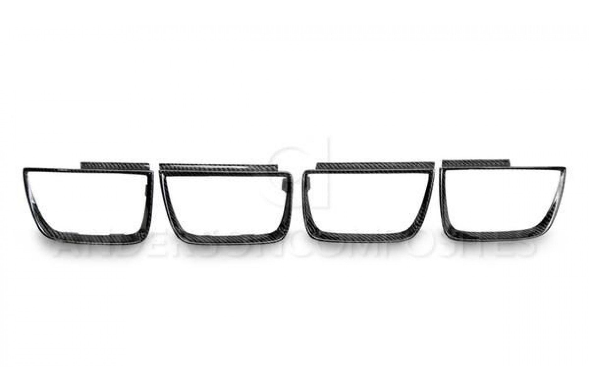 Anderson Composites Carbon fiber taillight bezels for 2010-2013 Chevrolet Camaro (2) 