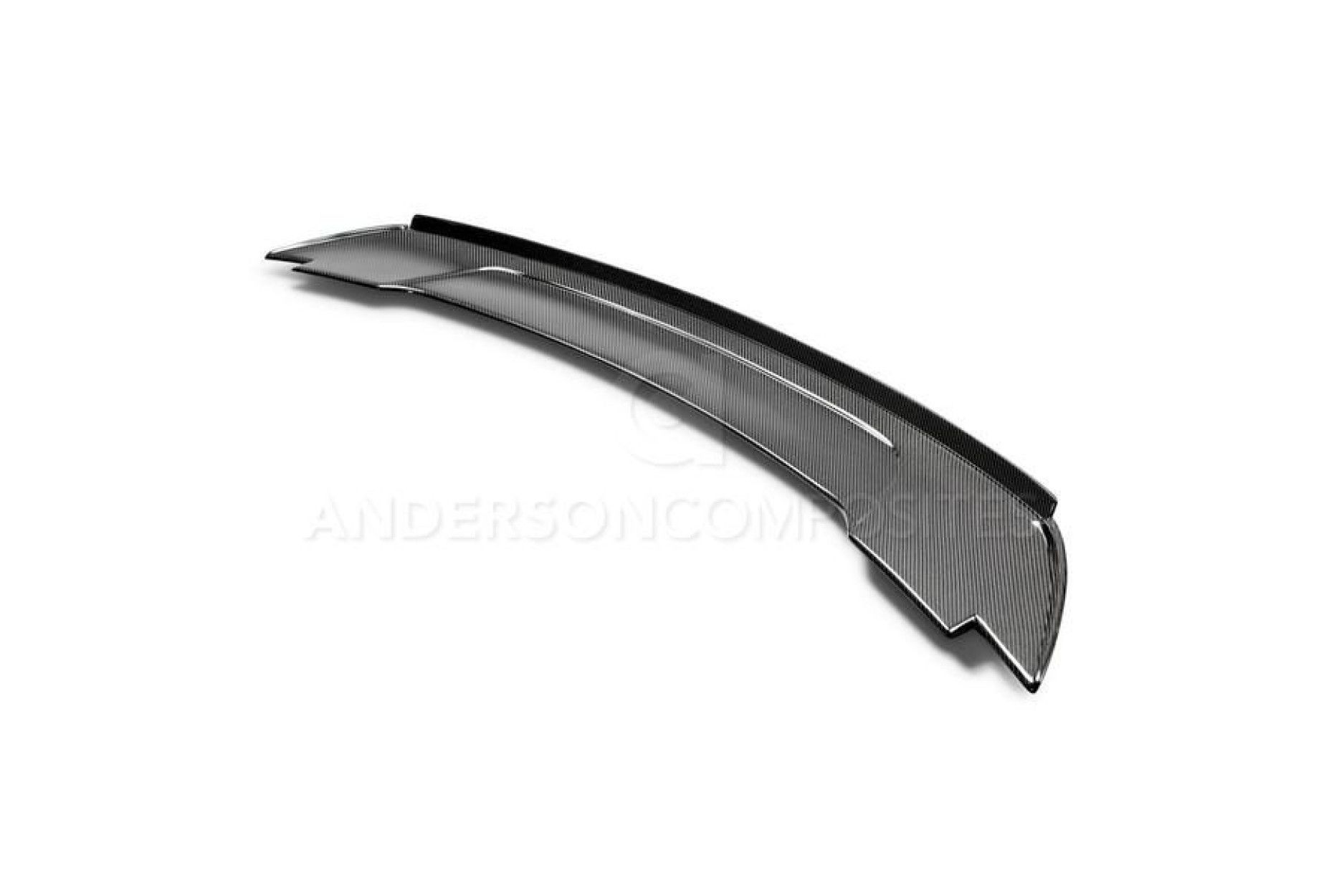 Anderson Composites Type-ST carbon fiber Track Pack style rear spoiler with wicker for 2015-2019 Ford Mustang