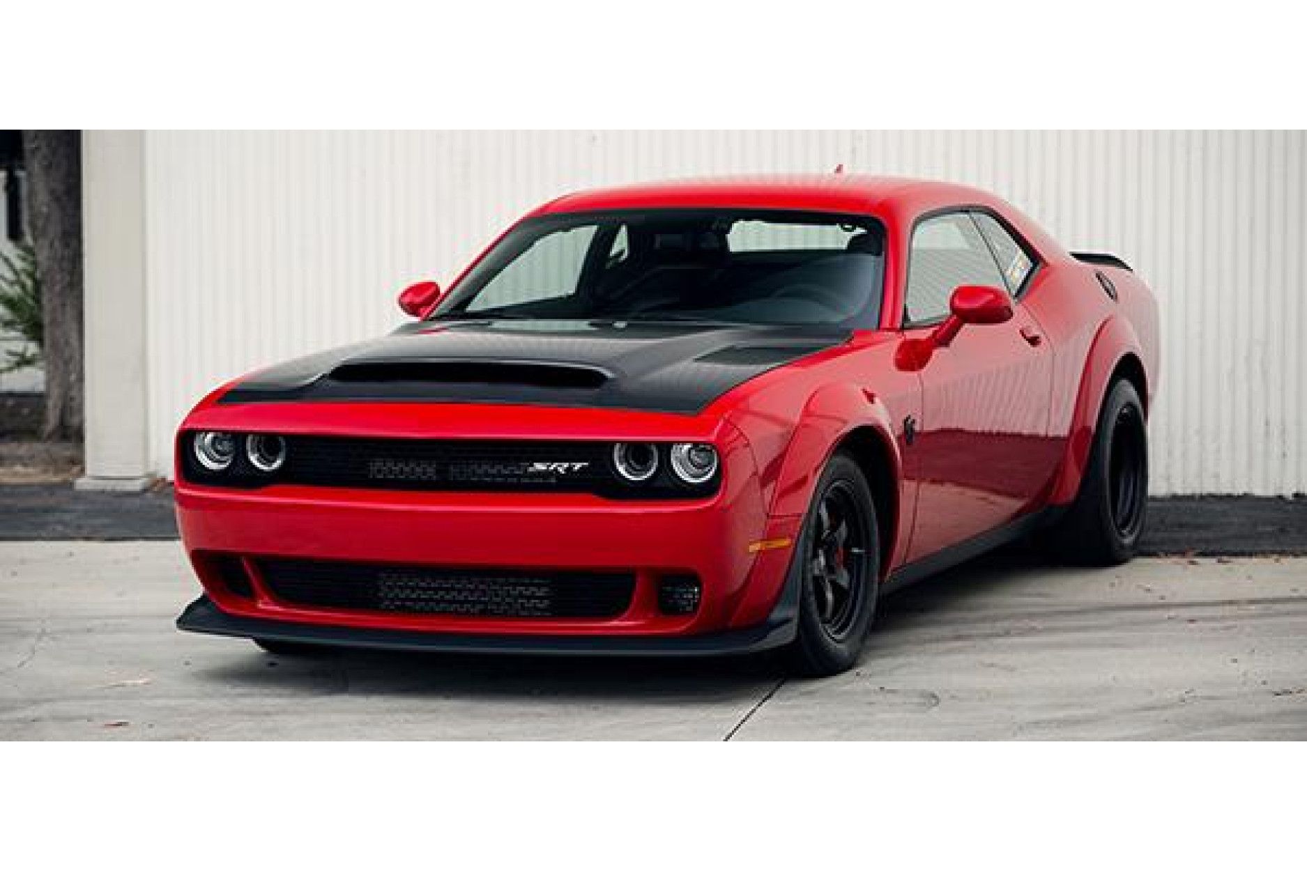 Anderson Composites Dodge Challenger 2018 Demon Type-OE Carbon Motorhaube (2) 