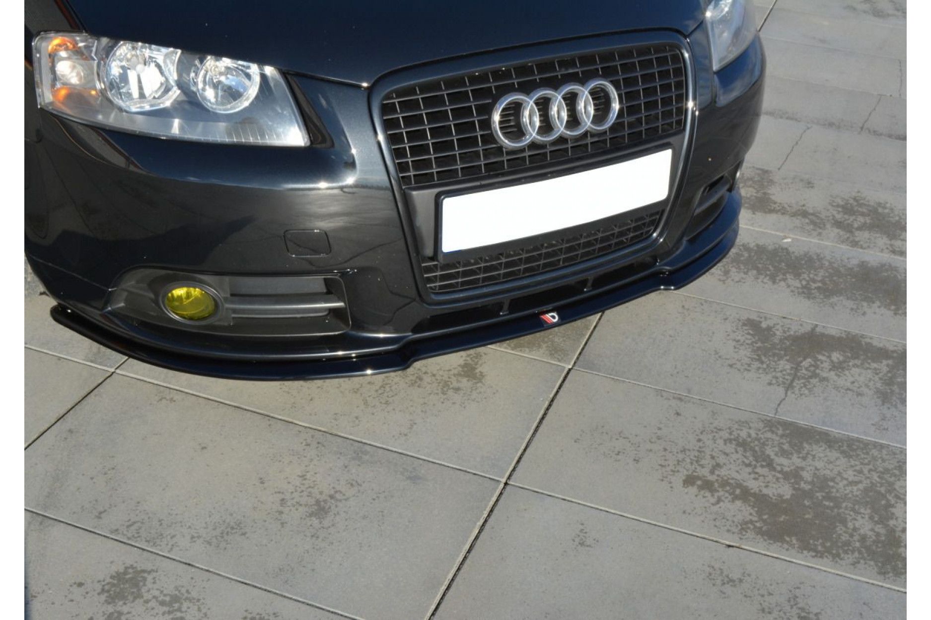 Maxton Design ABS Frontlippe für Audi A3 8P S3|RS3 S-Line schwarz hochglanz