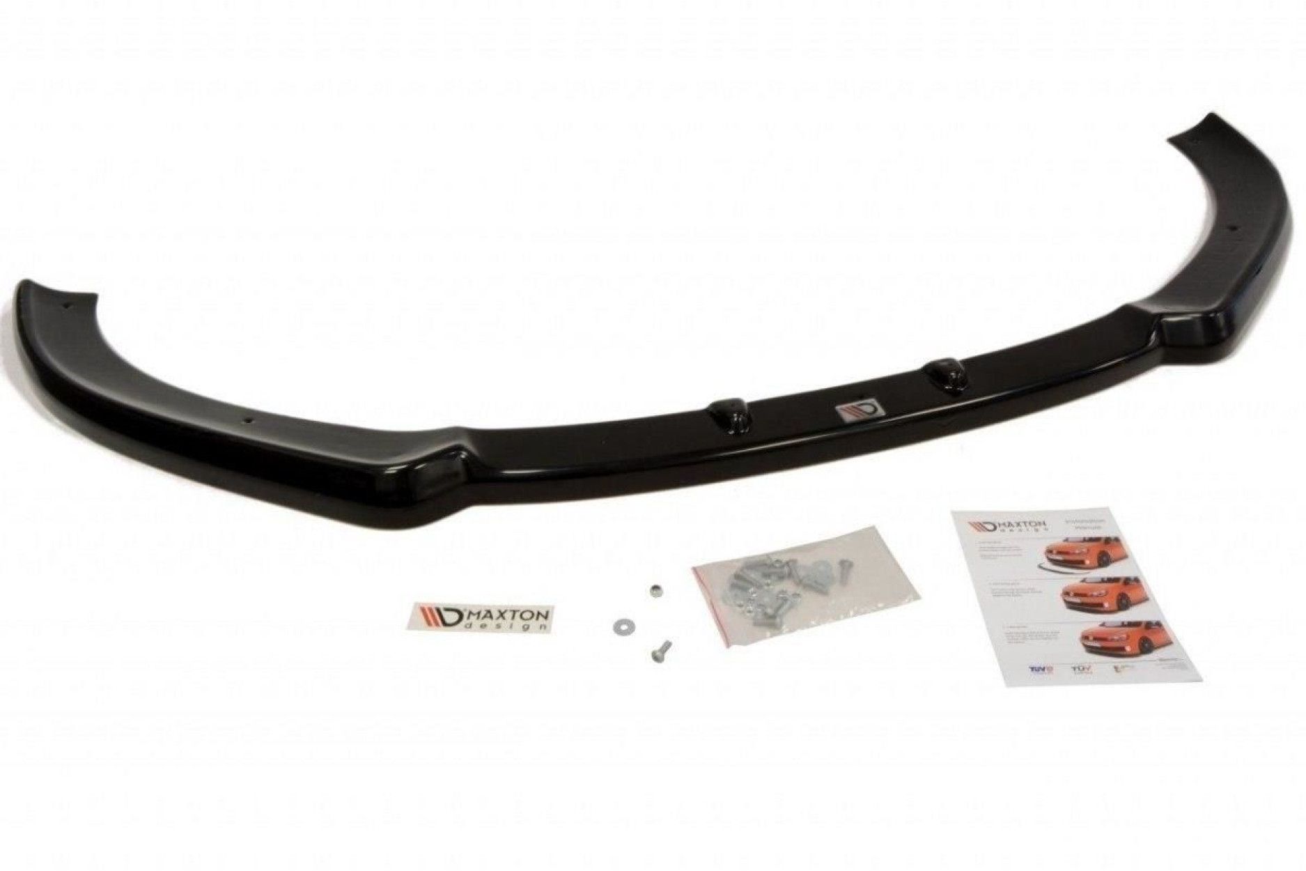Maxton Design ABS Frontlippe für Audi A3 8P S3|RS3 Facelift schwarz hochglanz (2) 