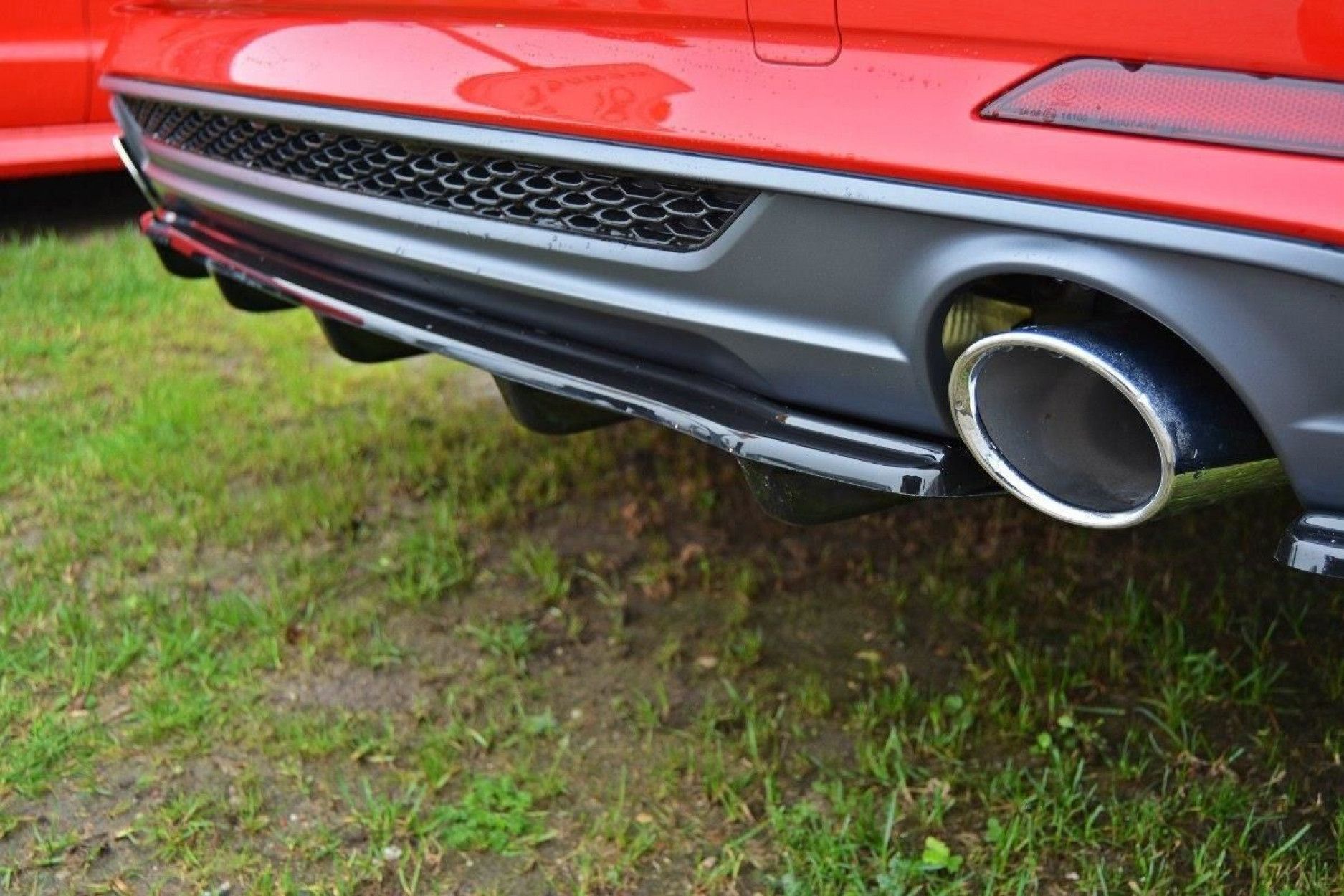 Maxton Design ABS Diffusor für Audi A5 F5 S5|RS5 S-Line schwarz hochglanz (3) 