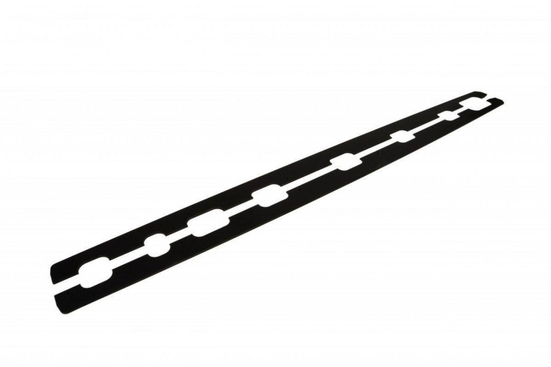 Maxton Design ABS Seitenschweller für Audi A6 C7 S6|RS6 S-Line schwarz matt