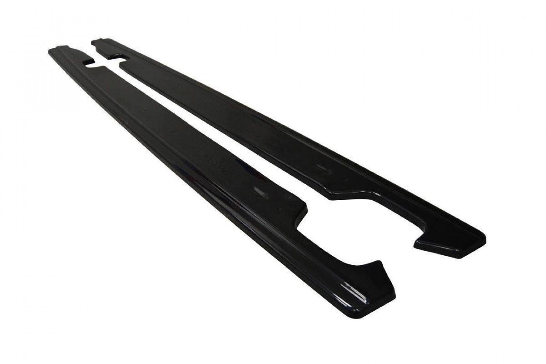 Maxton Design ABS Seitenschweller für Audi A6 C7 S6|RS6 S-Line Facelift schwarz hochglanz (7) 