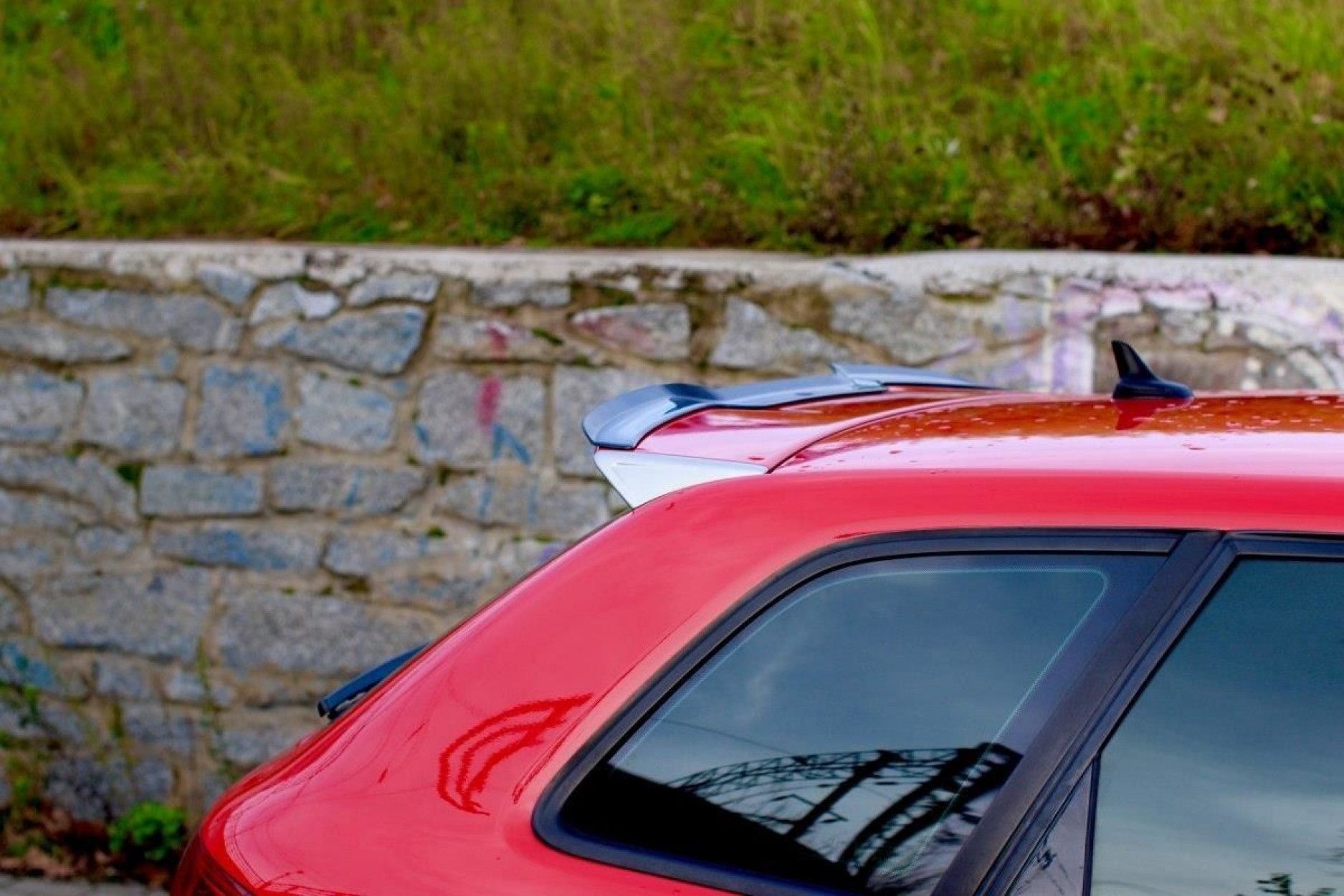 Maxton Design ABS Spoiler Aufsatz für Audi A3 8P S3|RS3 schwarz hochglanz (3) 