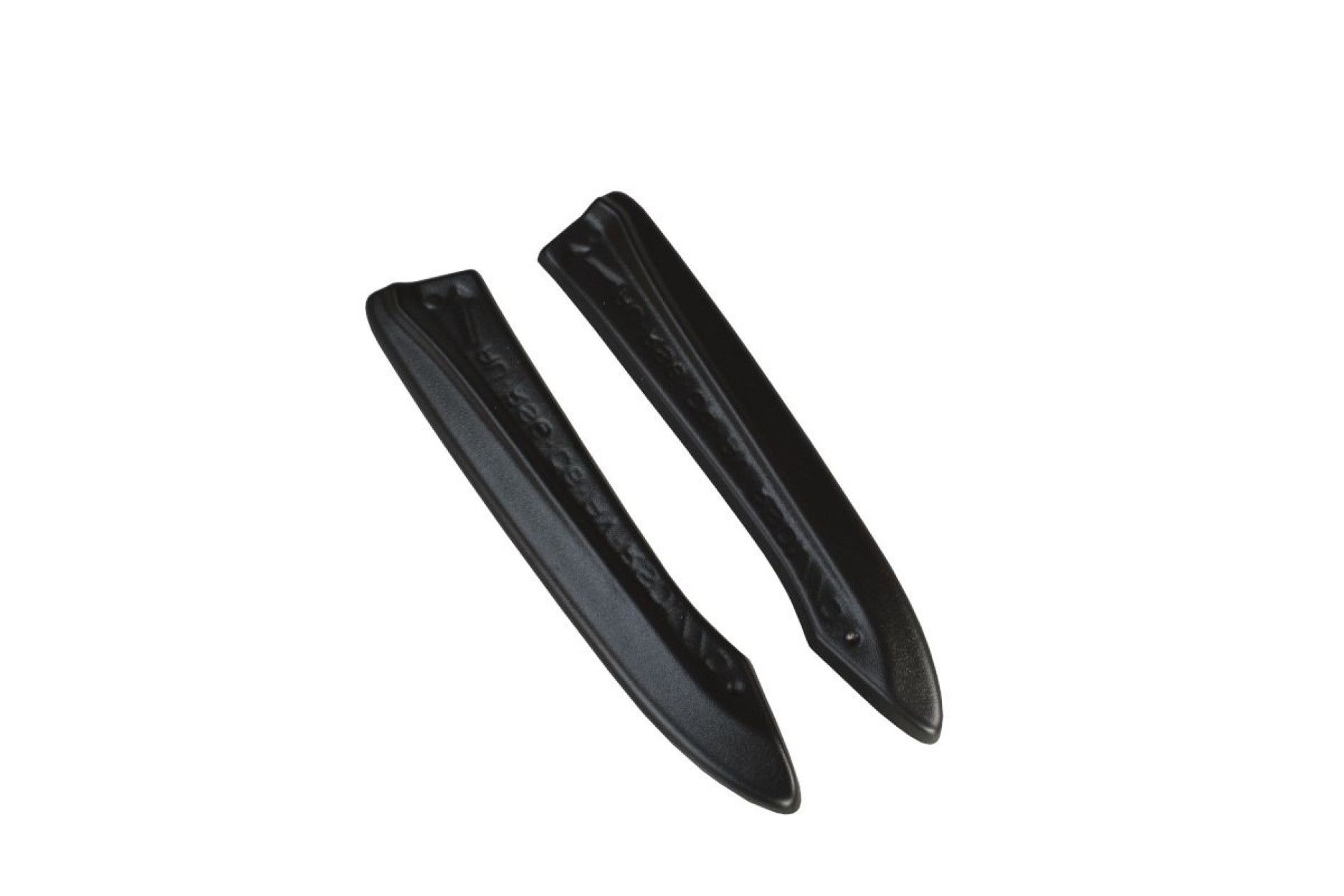 Maxton Design ABS Diffusor Seiten Eerwiterungen Flaps für Audi A6 C6 S6|RS6 schwarz hochglanz (2) 