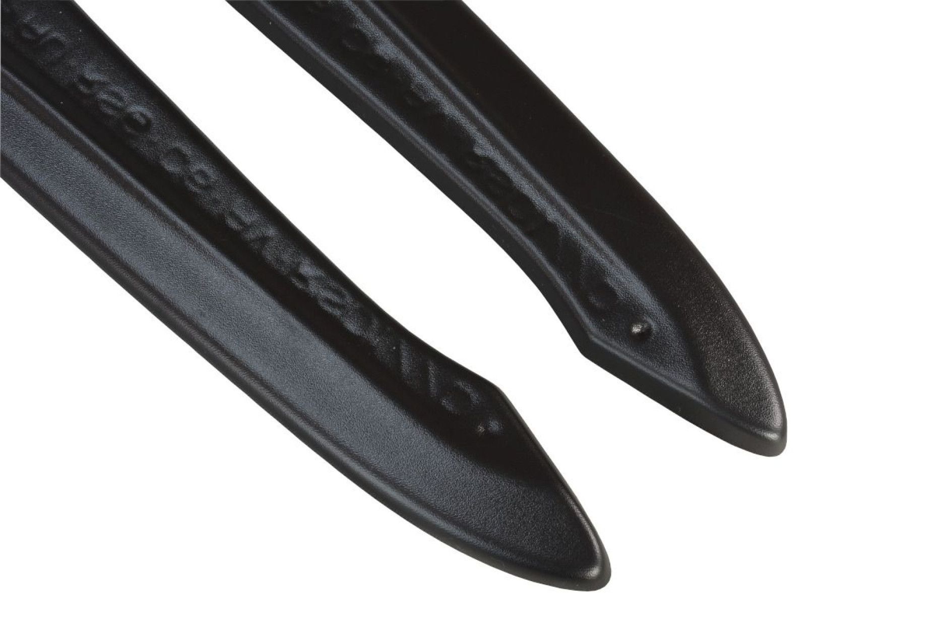 Maxton Design ABS Diffusor Seiten Eerwiterungen Flaps für Audi A6 C6 S6|RS6 schwarz hochglanz (3) 