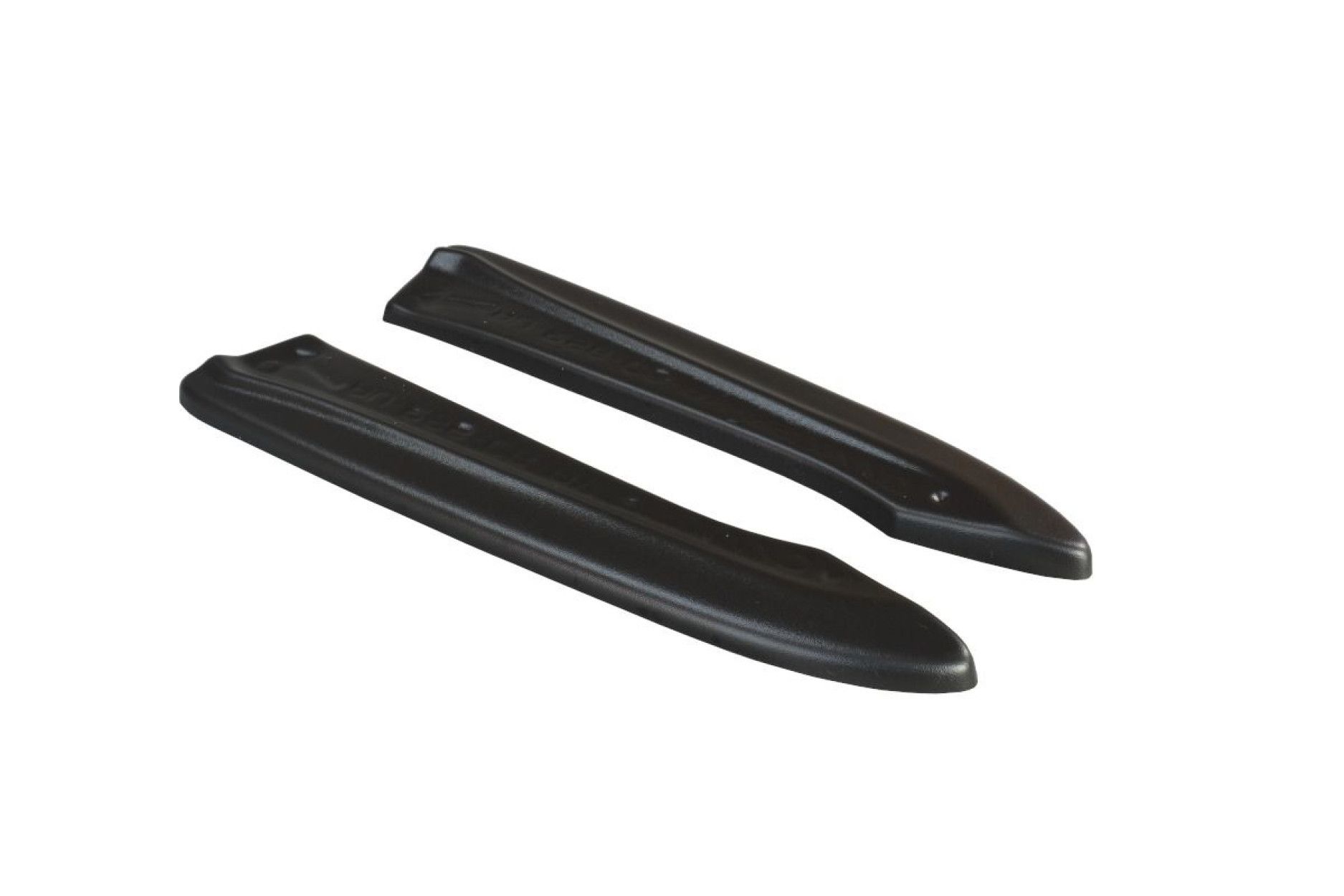 Maxton Design ABS Diffusor Seiten Eerwiterungen Flaps für Audi A6 C6 S6|RS6 schwarz hochglanz (4) 