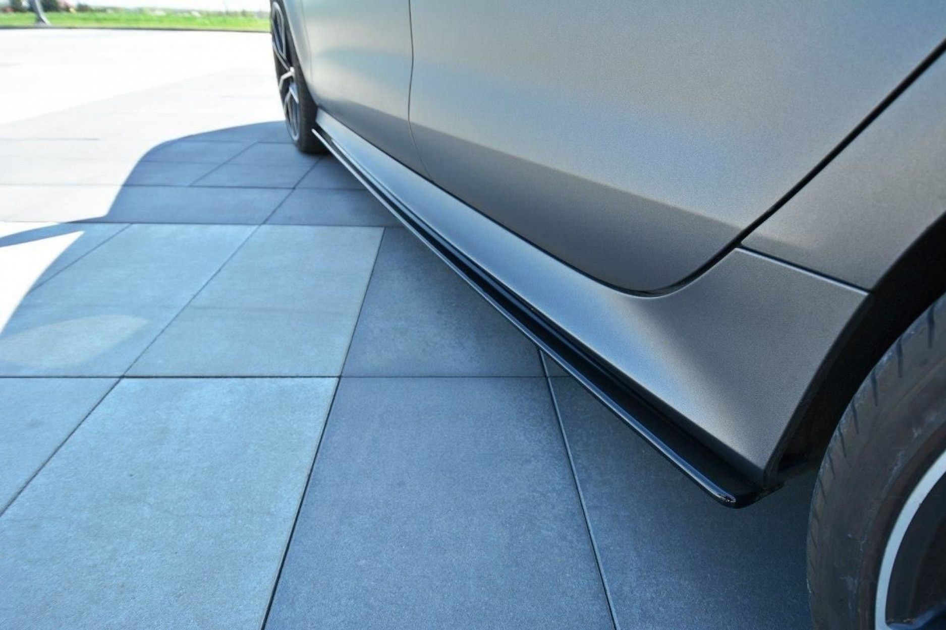Maxton Design ABS Seitenschweller für Audi A7 C7 S7|RS7 Facelift schwarz hochglanz (2) 