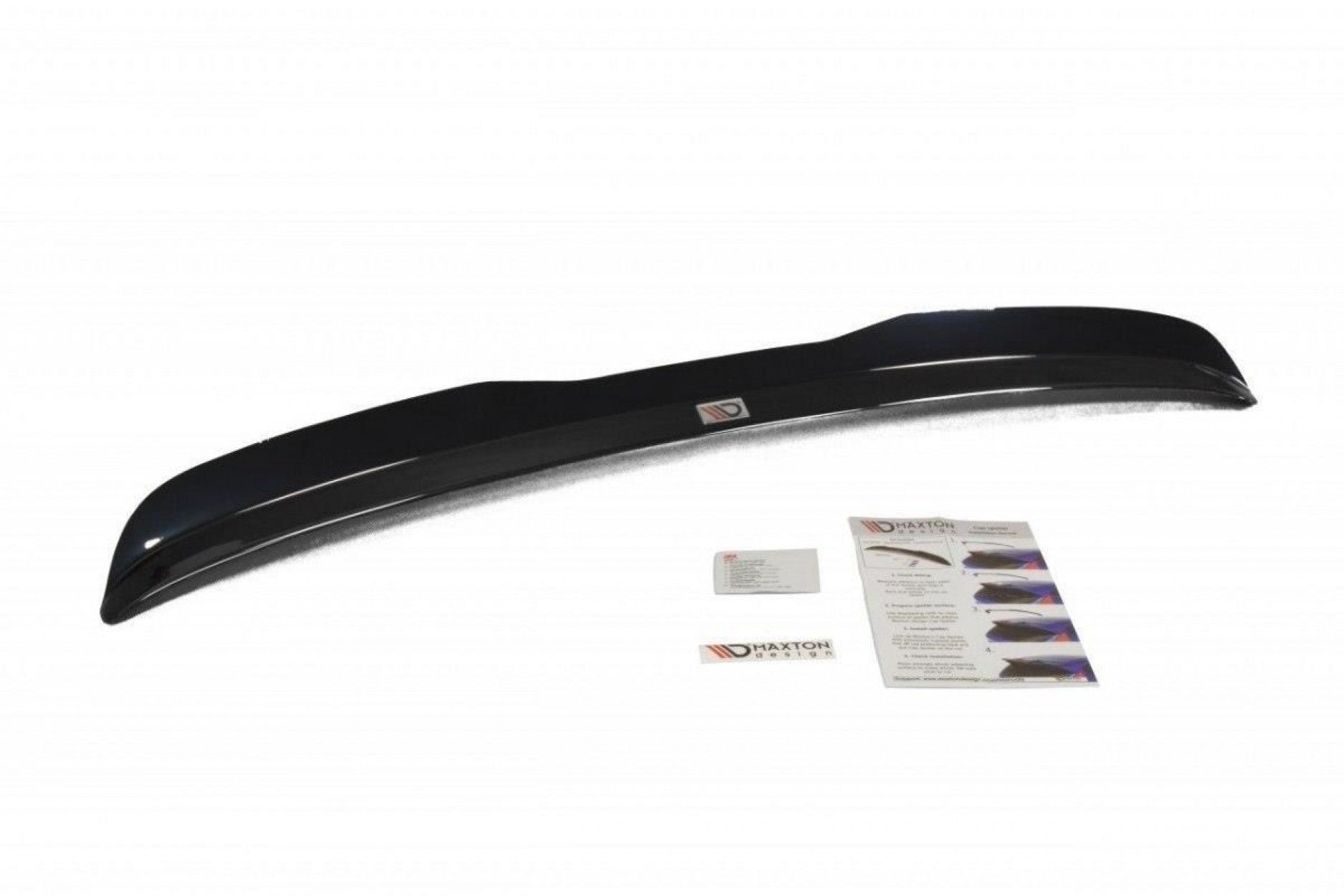 Maxton Design ABS Spoiler Aufsatz für Audi A3 8L S3|RS3 schwarz hochglanz