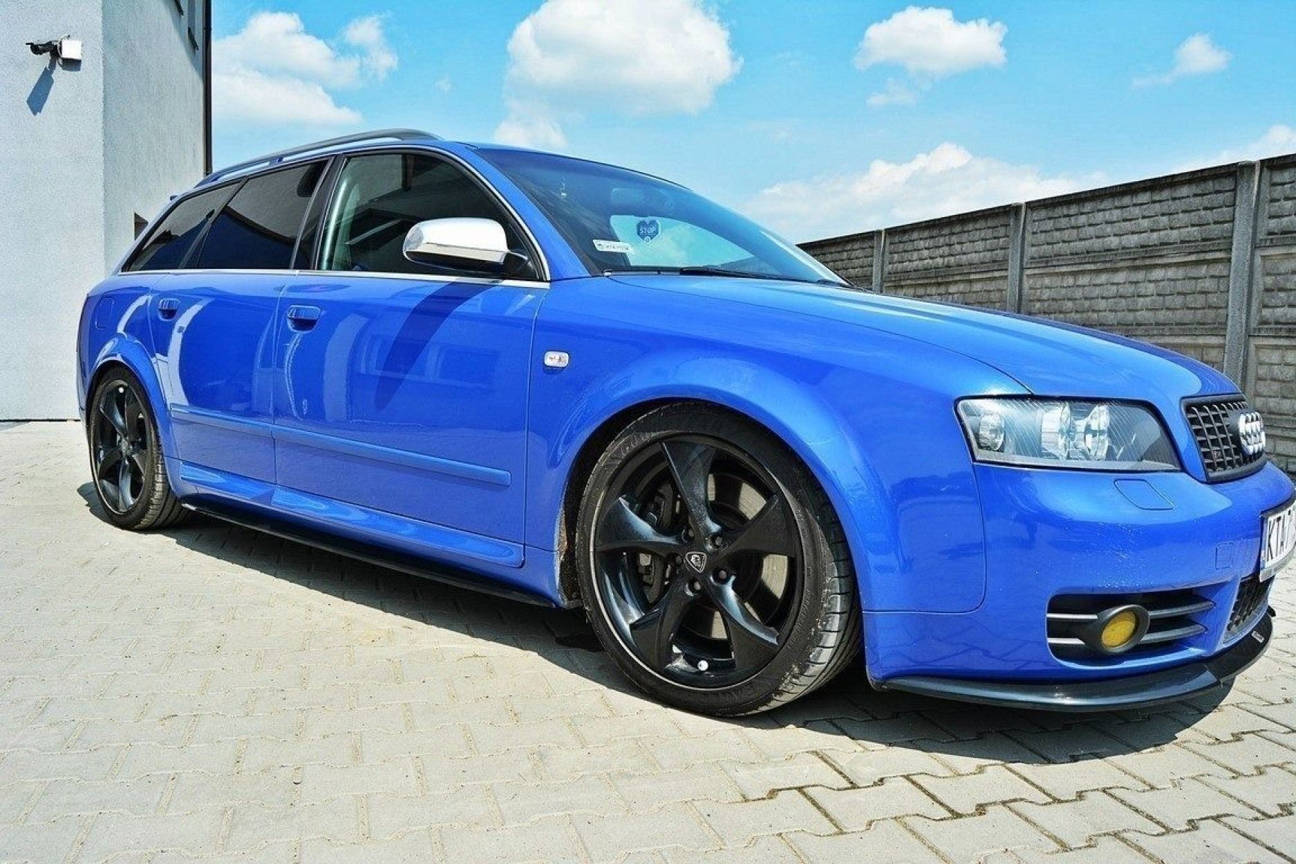 Maxton Design ABS Seitenschweller für Audi A4 B7 S4|RS4 S-Line schwarz hochglanz (6) 