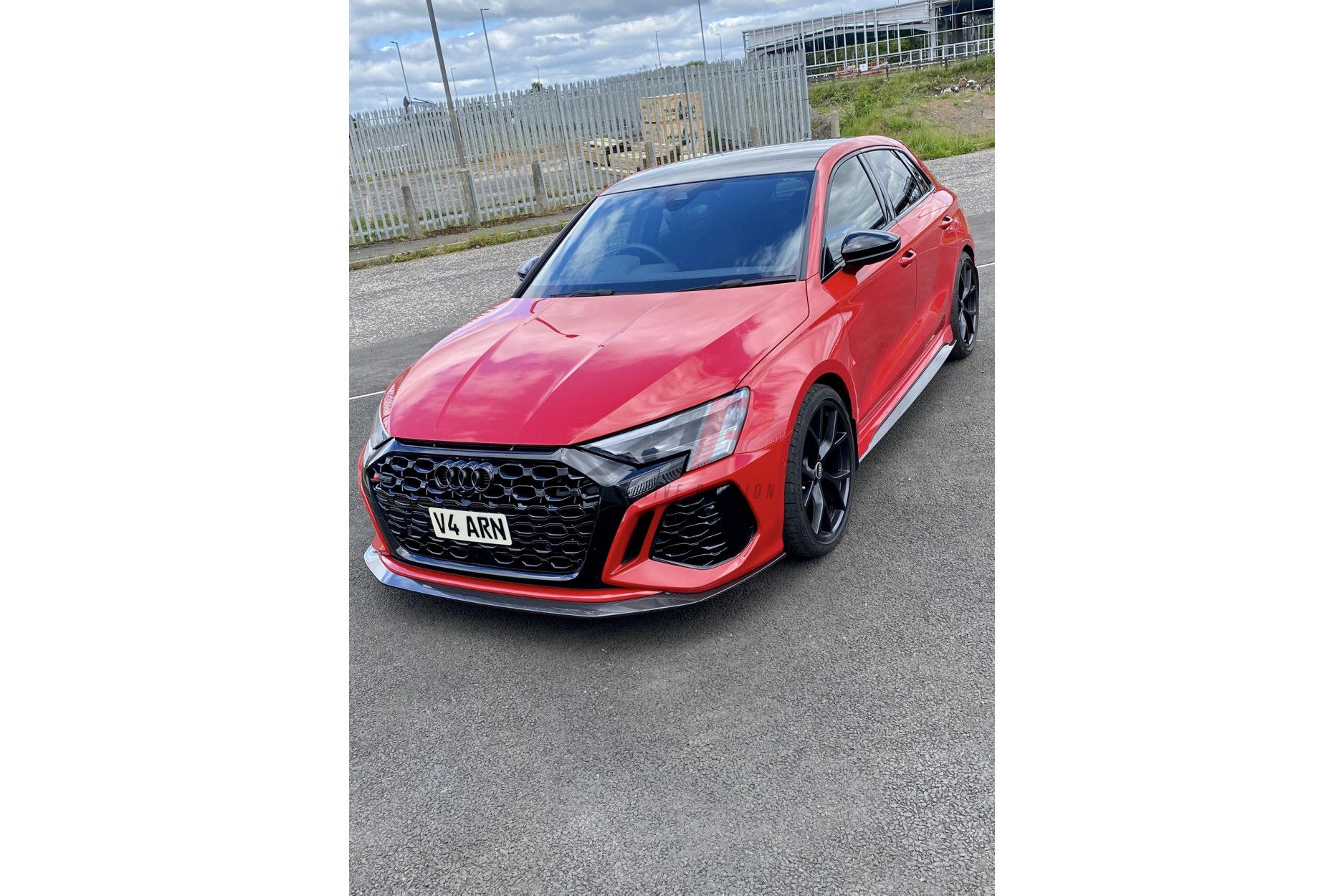 Automotive Passion dry carbon splitter for Audi RS3 8Y (3) 