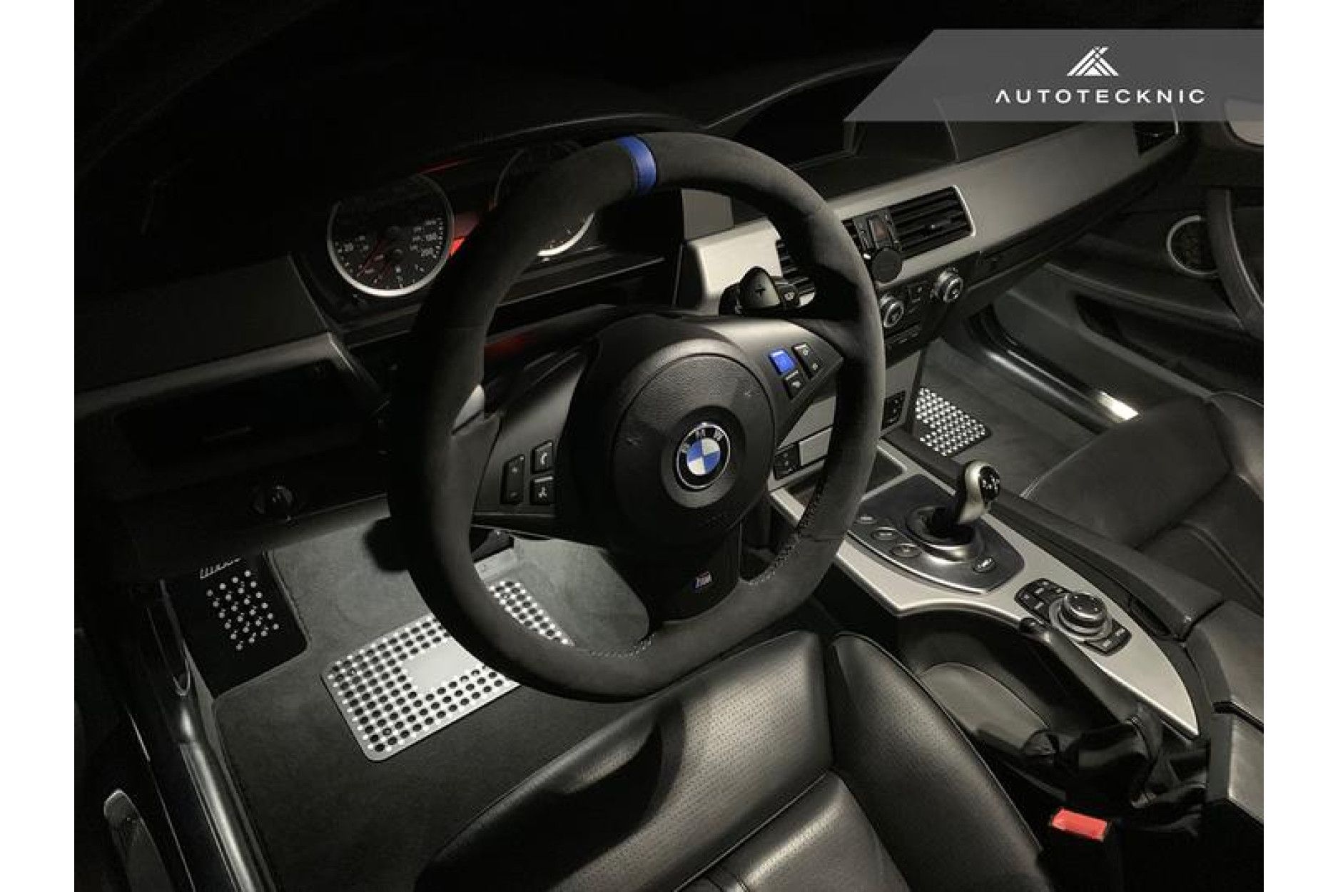 Autotecknic ABS Buton for BMW 5er-6er E60-E63-E64 M5-M6 Royal Blue (3) 