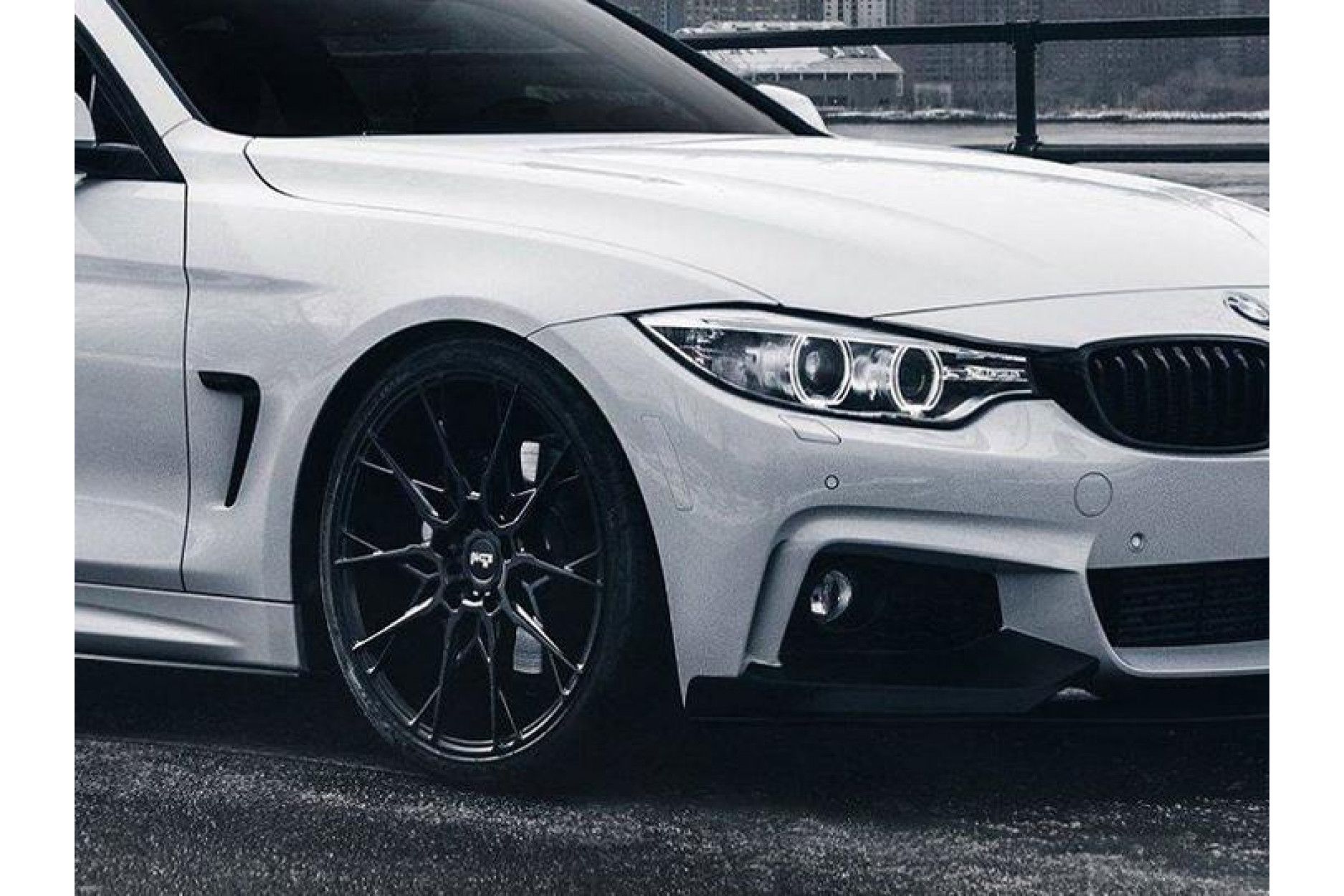 Autotecknic ABS Reflector Cover for BMW 4er f32 mineral grey metallic