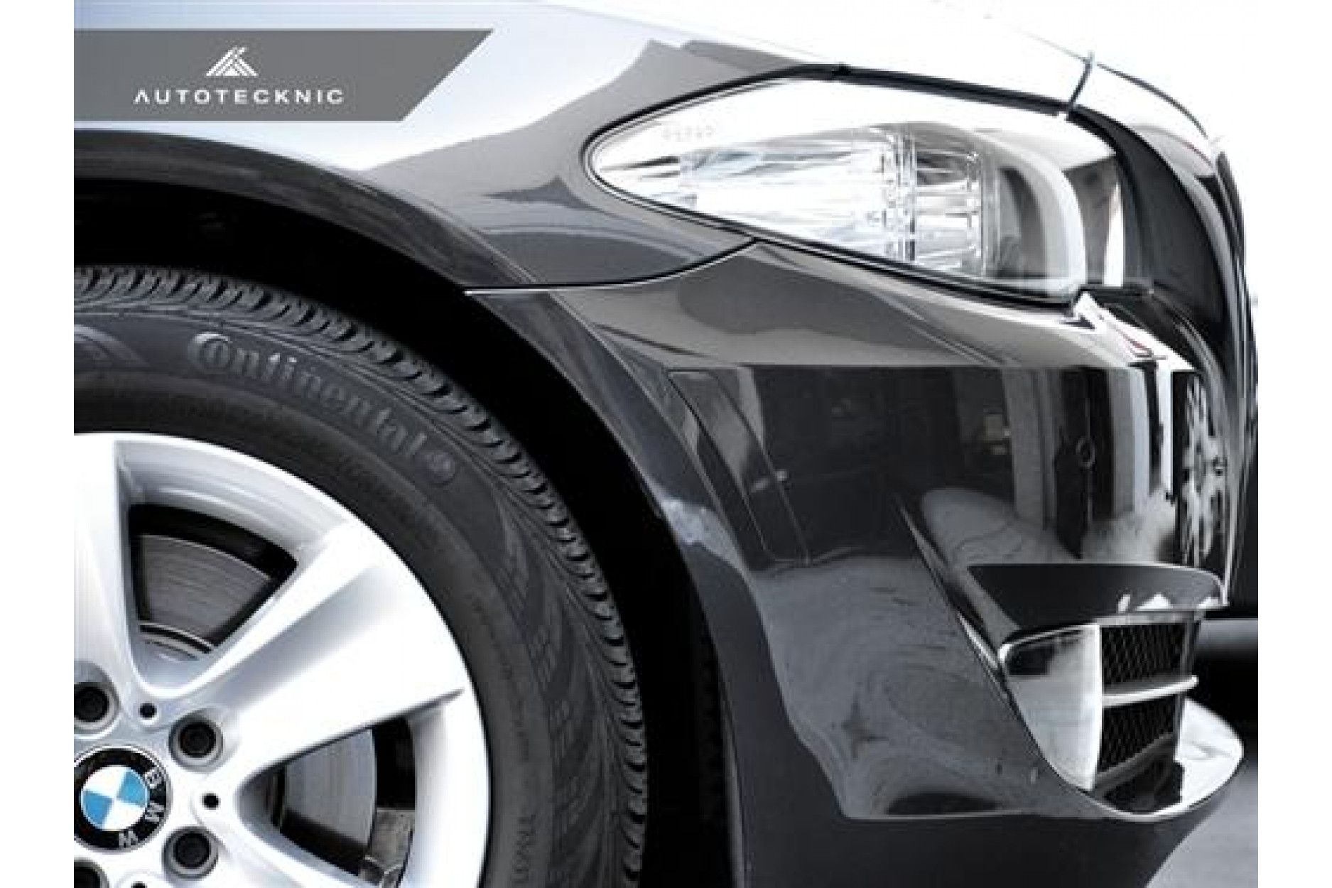 Autotecknic ABS Reflector Cover for BMW 5er|6er f10|f12|f13 nicht for m6 stoßstange alpine white