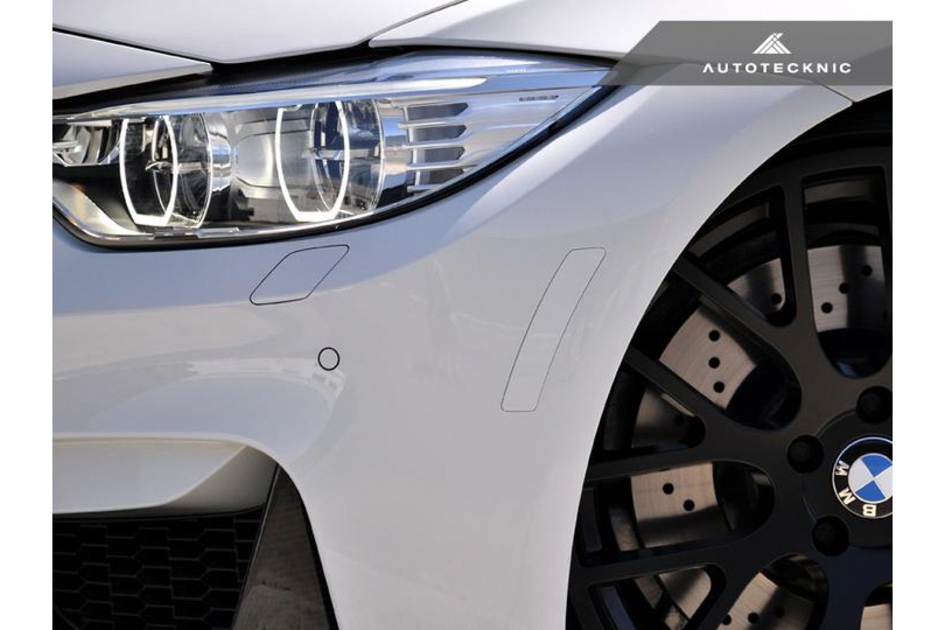 Autotecknic ABS Reflector for BMW 3er|4er f80|f82 m3|m4 silver stone ii