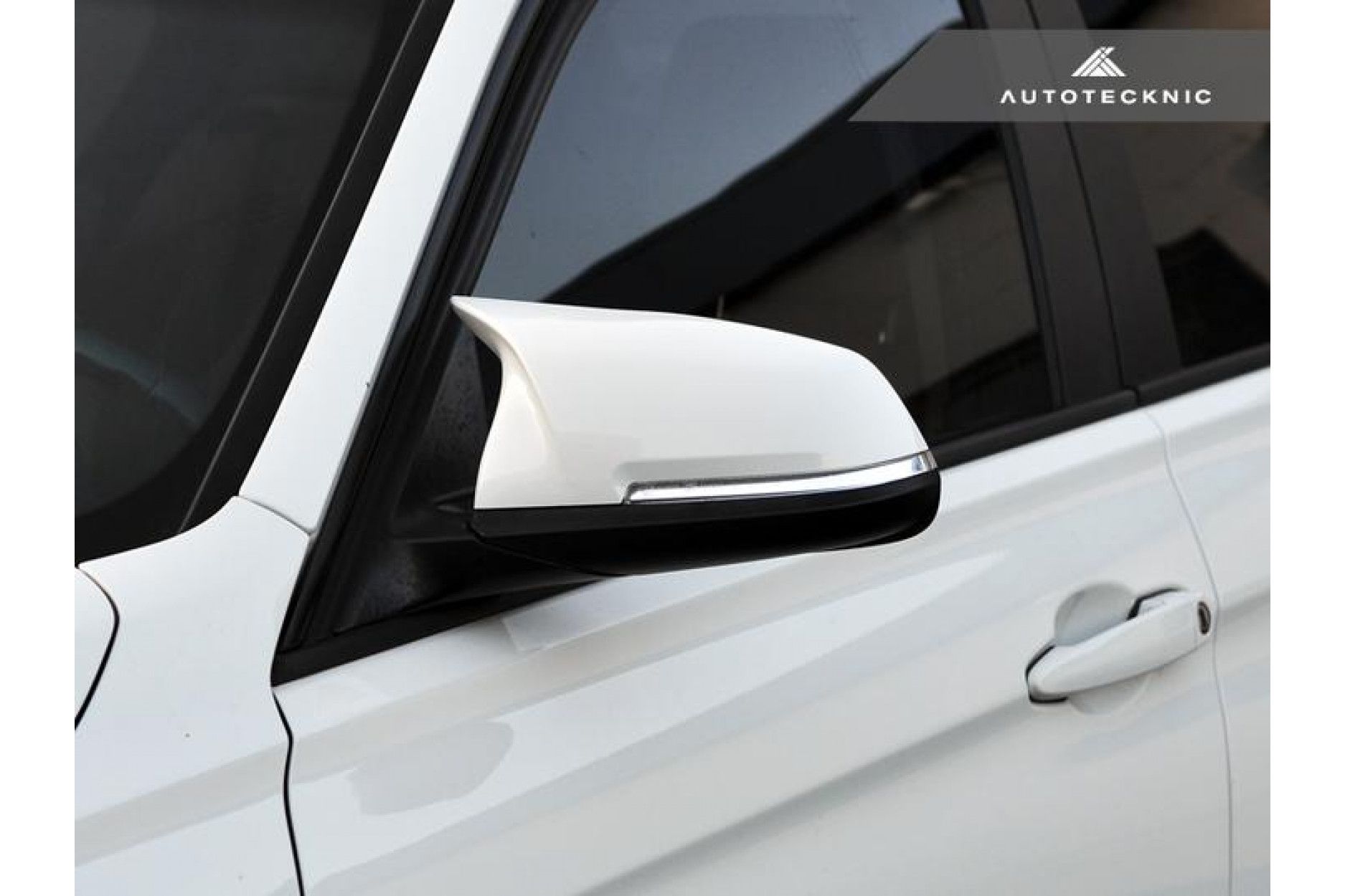 Autotecknic ABS Mirror Covers for BMW 2er|3er|4er f22|f87|f30|f32|f36 version 2 alpine white (2) 